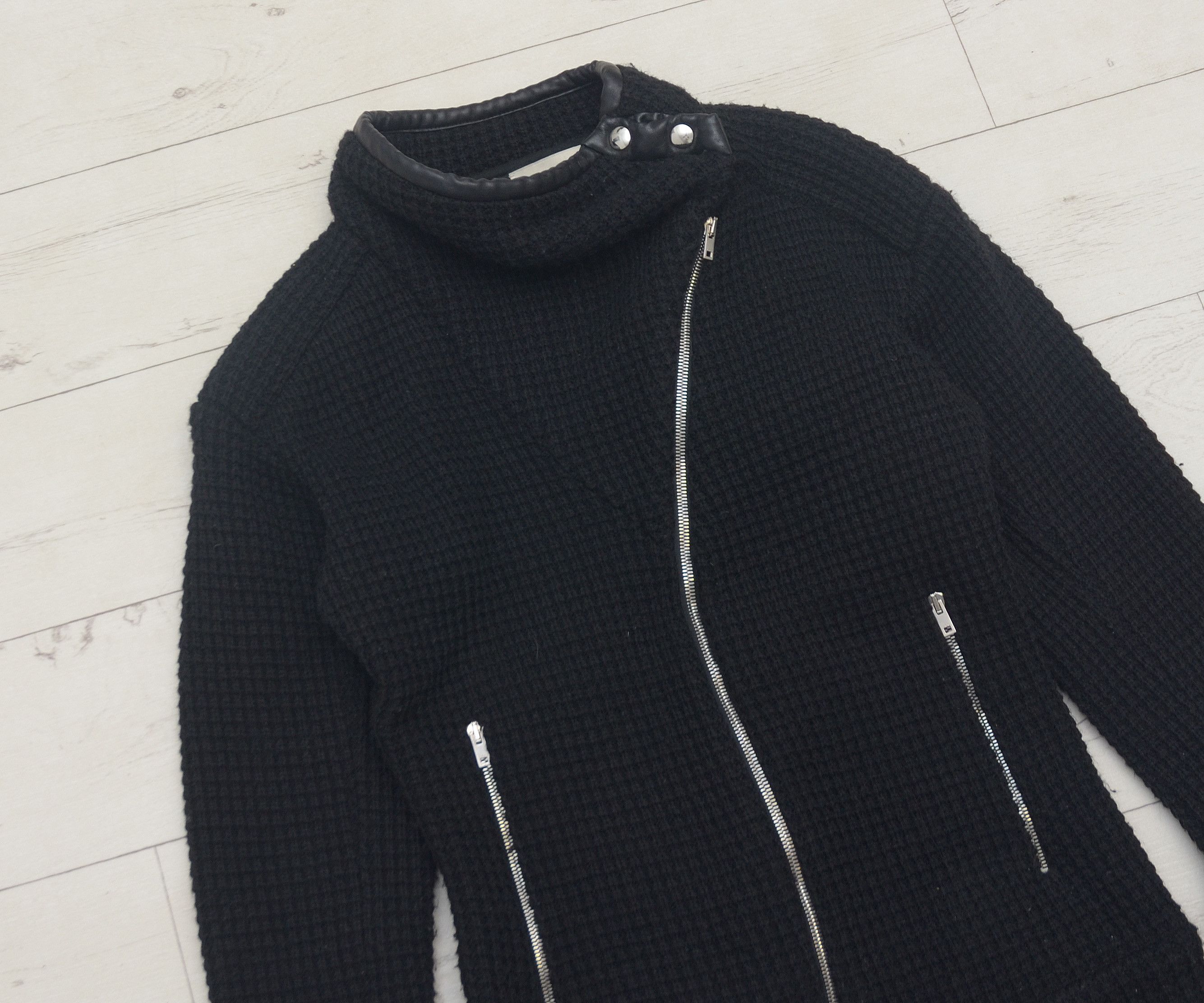 IRO Chanice Boucle Knit Jacket Chunky Wool Jacket Y2K