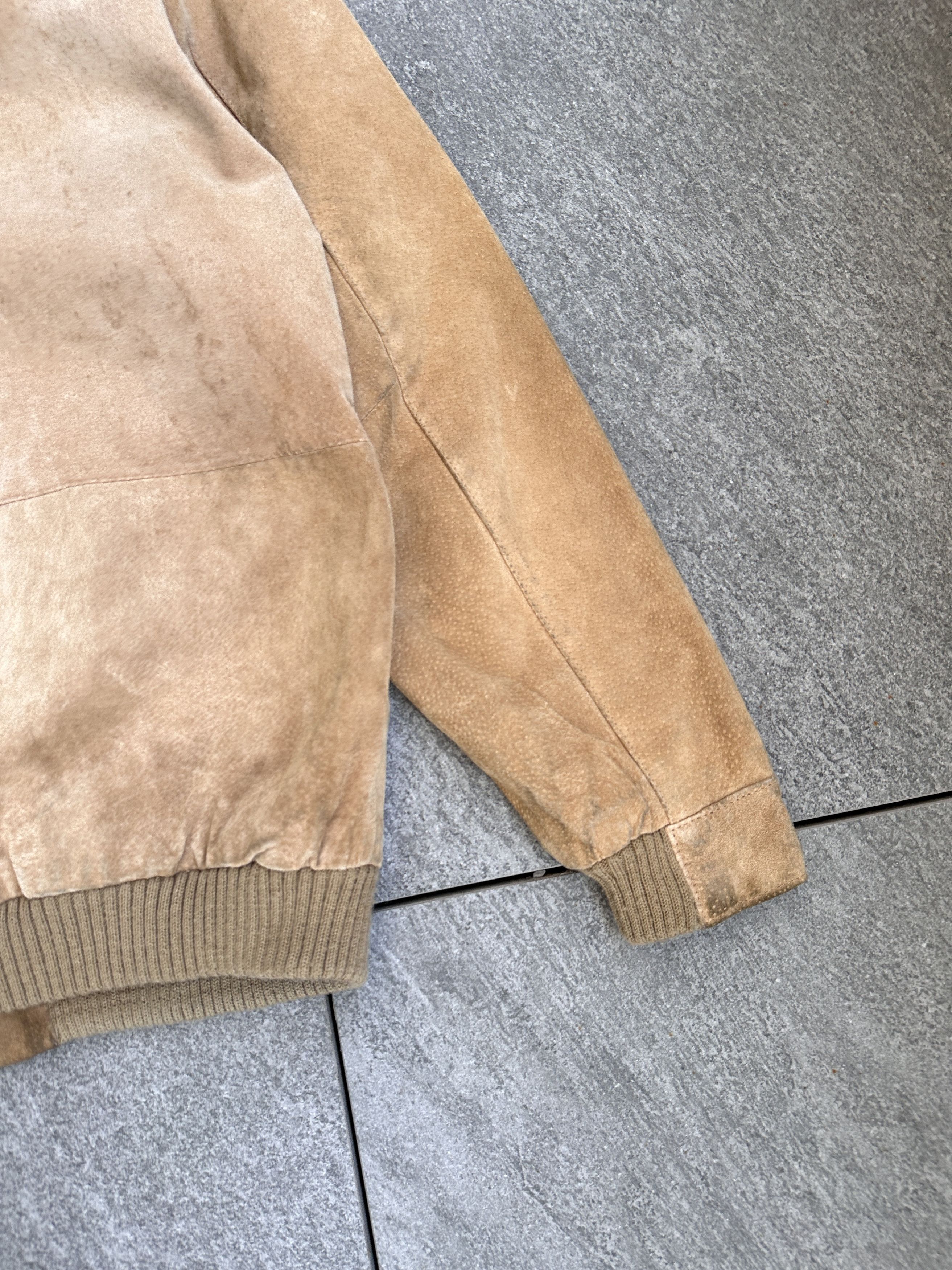 Vintage Vintage leather bomber scandi jacket Size US L / EU 52-54 / 3 - 8 Thumbnail