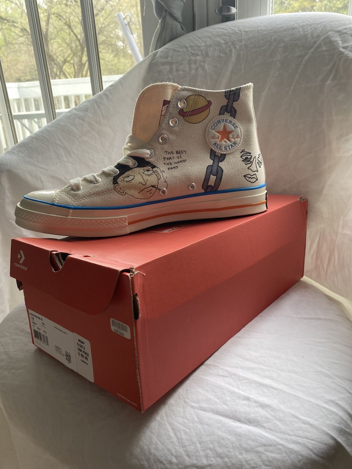 Converse × Tyler The Creator Tyler the creator X convers Size US 12 / EU 45 - 3 Thumbnail