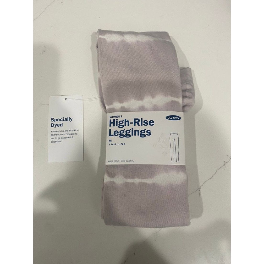 Old Navy NEW Old Navy High Rise Dyed Leggings Pink Medium Cotton poly Size 28" / US 6 / IT 42 - 1 Thumbnail