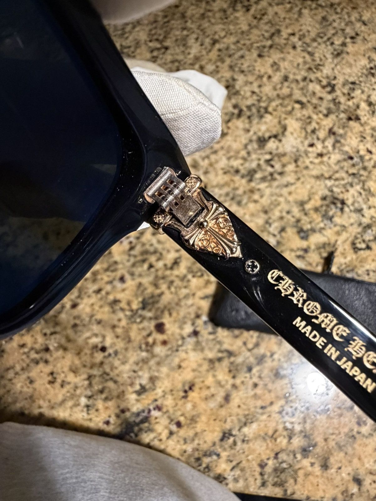 Chrome Hearts Chrome Hearts Box Officer Sunglasses Size ONE SIZE - 7 Thumbnail