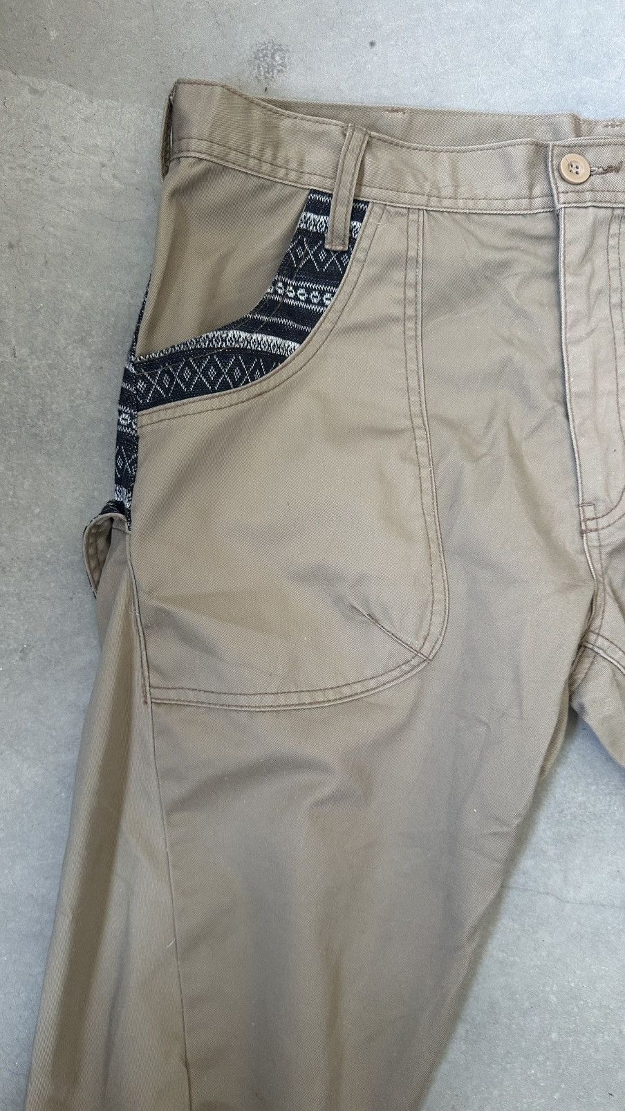 Japanese Brand DOUBLE BACK POCKET CASUAL PANT Size US 36 / EU 52 - 6 Thumbnail