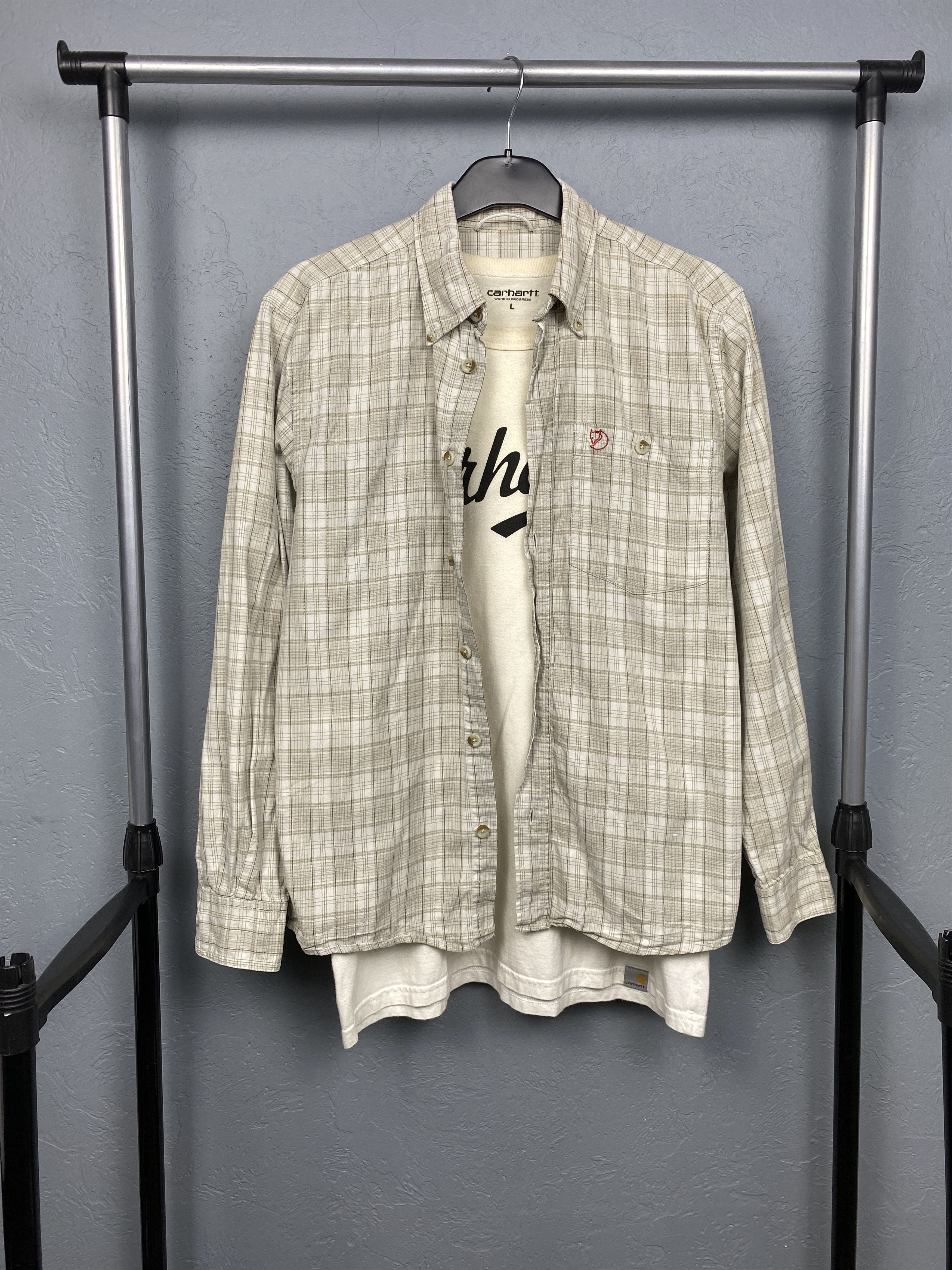 Fjallraven Fjallraven Vintage Mens Flannel Plaid Shirt Size US S / EU 44-46 / 1 - 1 Thumbnail