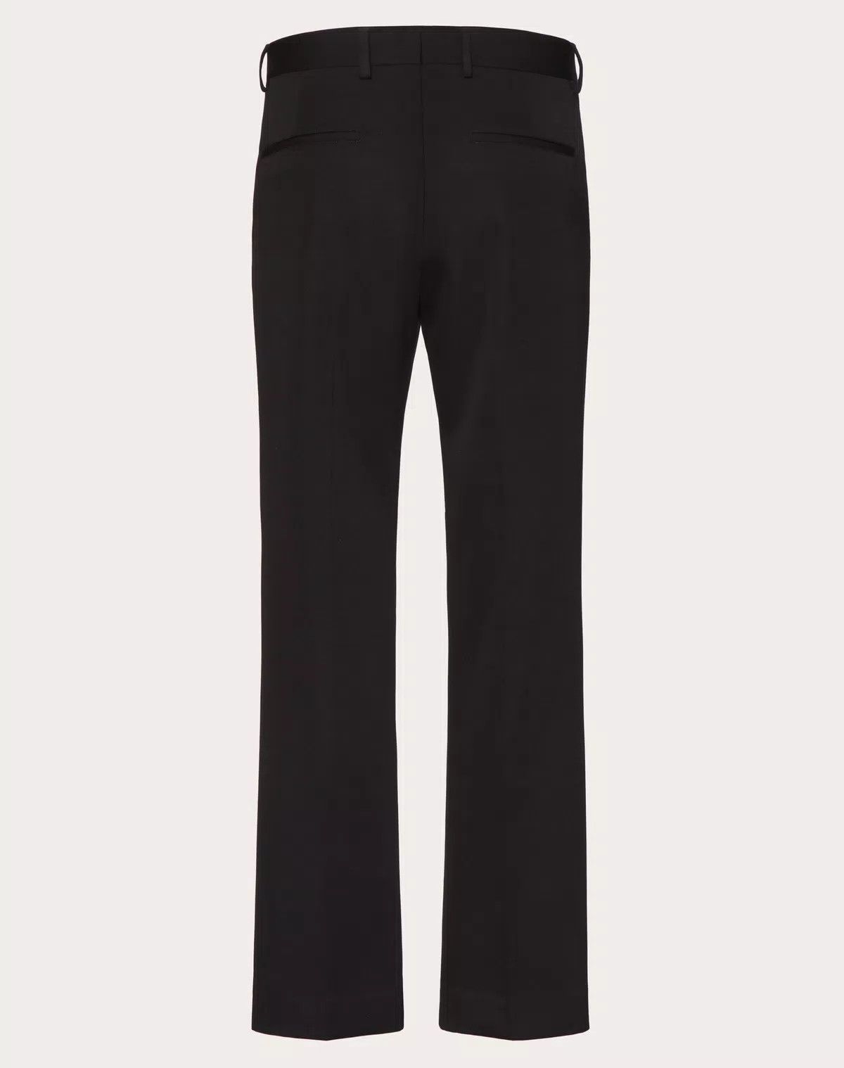 Valentino oc11z0625 Wool Grisaille Trousers in Black Size US 38 / EU 54 - 2 Thumbnail