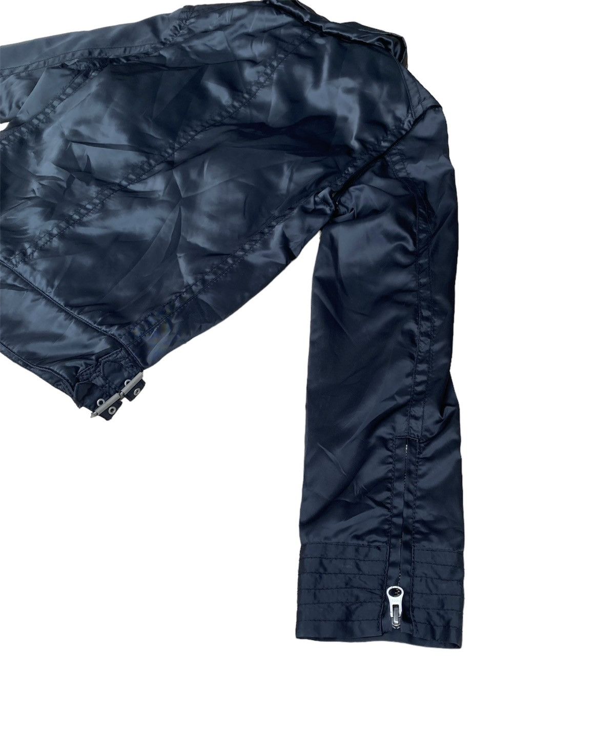 PPFM PPFM Black Sateen Parachute Rider Jacket Size US M / EU 48-50 / 2 - 7 Thumbnail