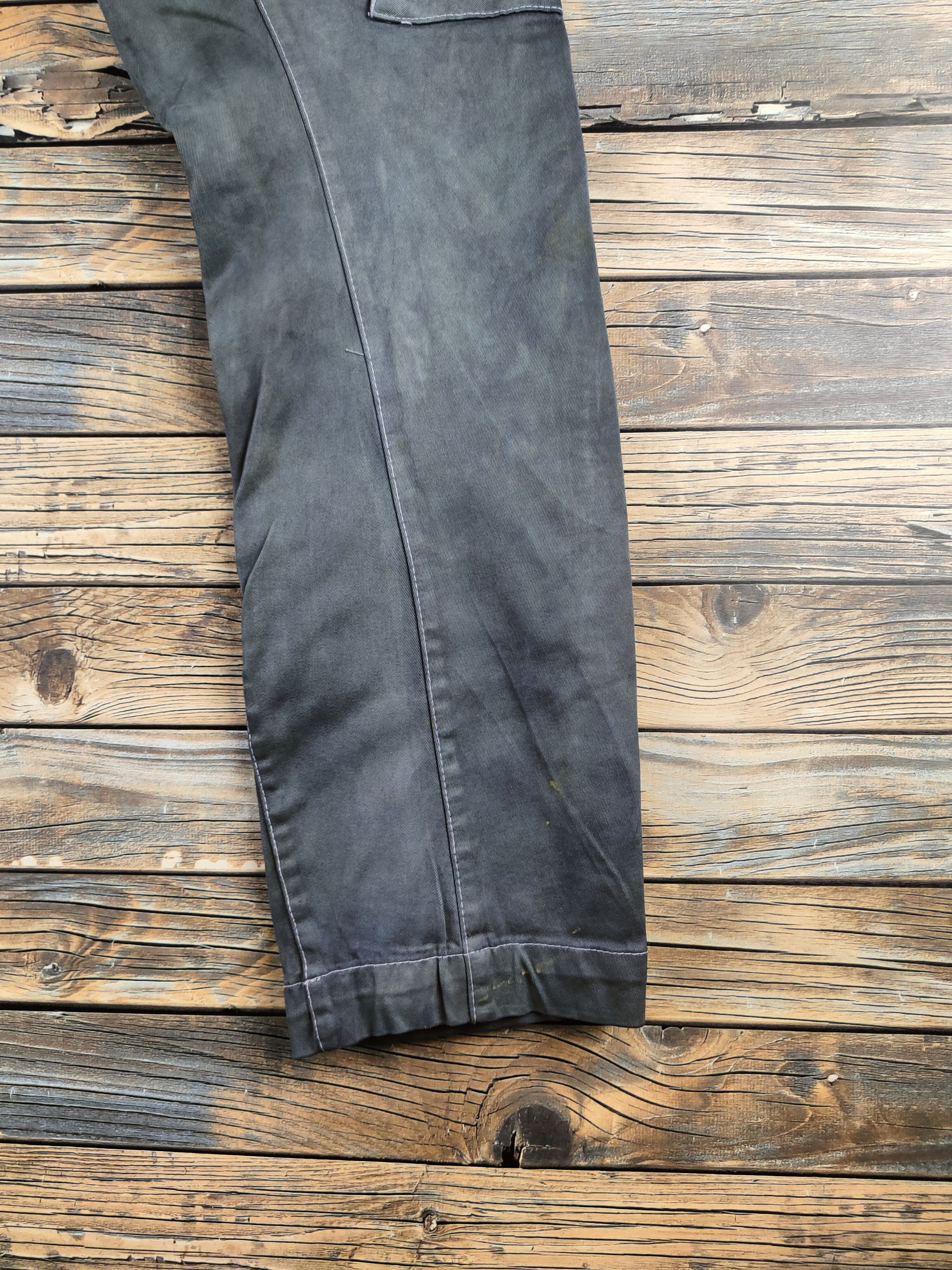 Japanese Brand Genba-Xebec Olive Multipocket Cargo Pants #46-625 Size US 29 - 11 Thumbnail