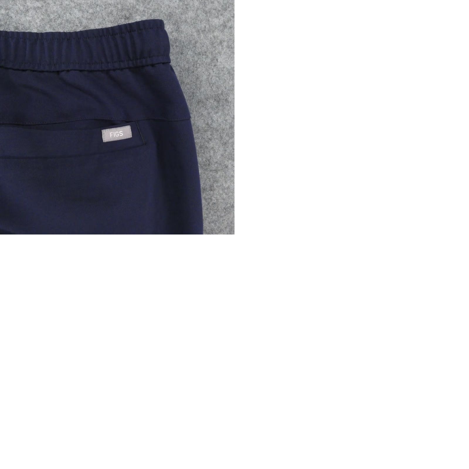 Vintage FIGS Scrub Joggers Pants Womens Small Navy w Drawstring Size 28" / US 6 / IT 42 - 10 Thumbnail