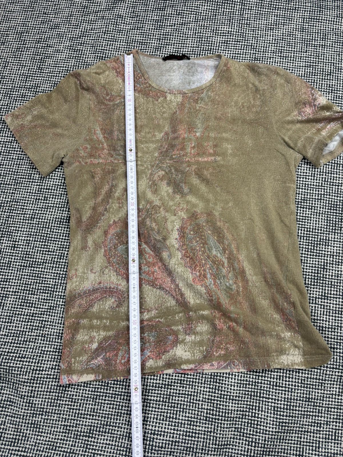 Roberto Cavalli rare vintage 00s Roberto Cavalli aop crazy print tee archive Size S / US 4 / IT 40 - 7 Thumbnail