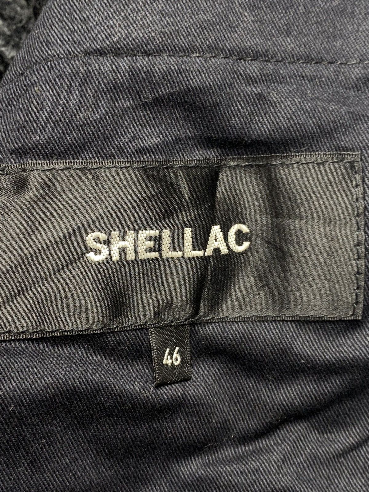 Japanese Brand 2000s Shellac - Burned Leather Biker Jacket Size US M / EU 48-50 / 2 - 15 Thumbnail