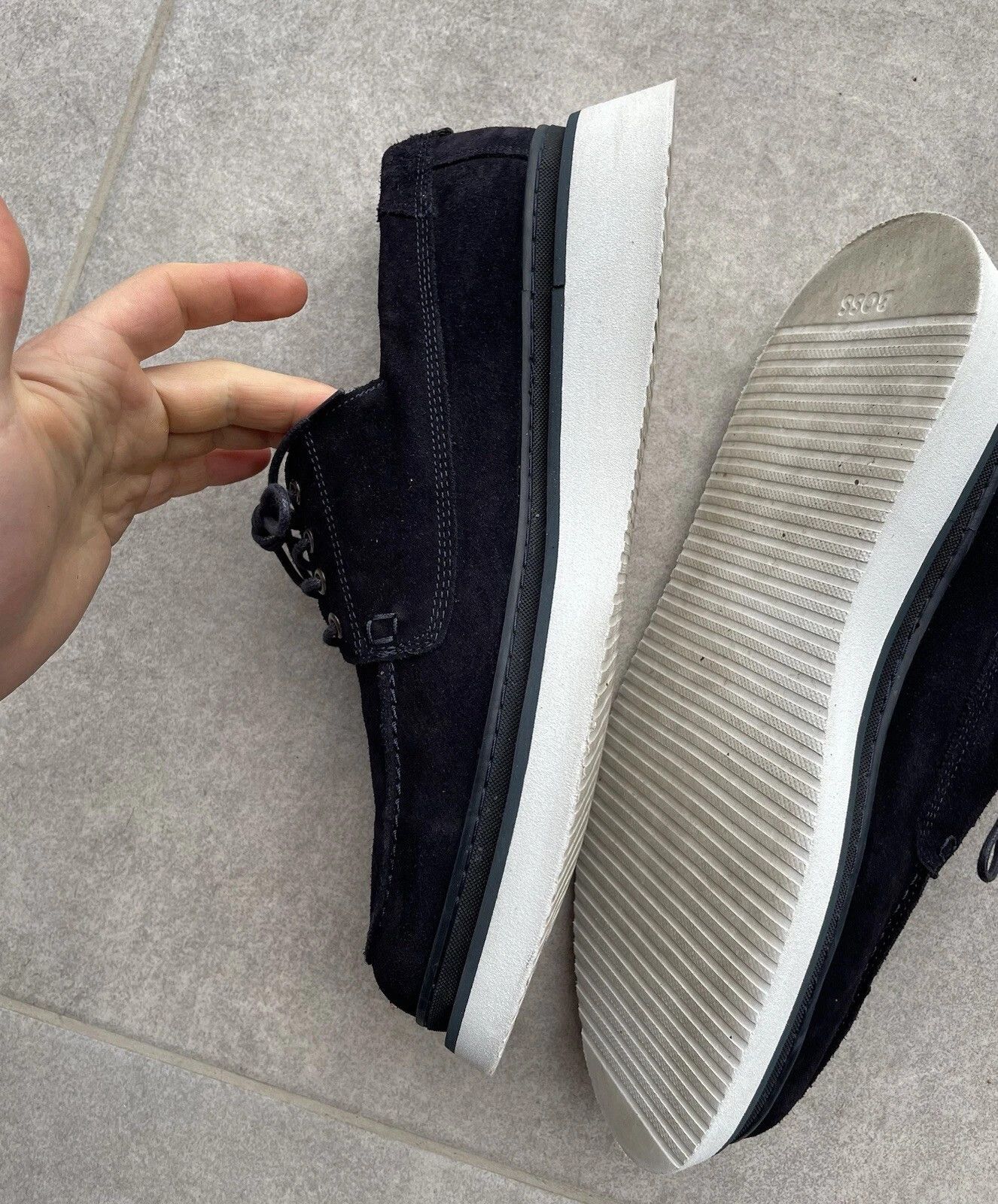 Hugo Boss Hugo Boss Mens Suede Shoes Rainard Derby Size 44 Size US 11 / EU 44 - 10 Thumbnail