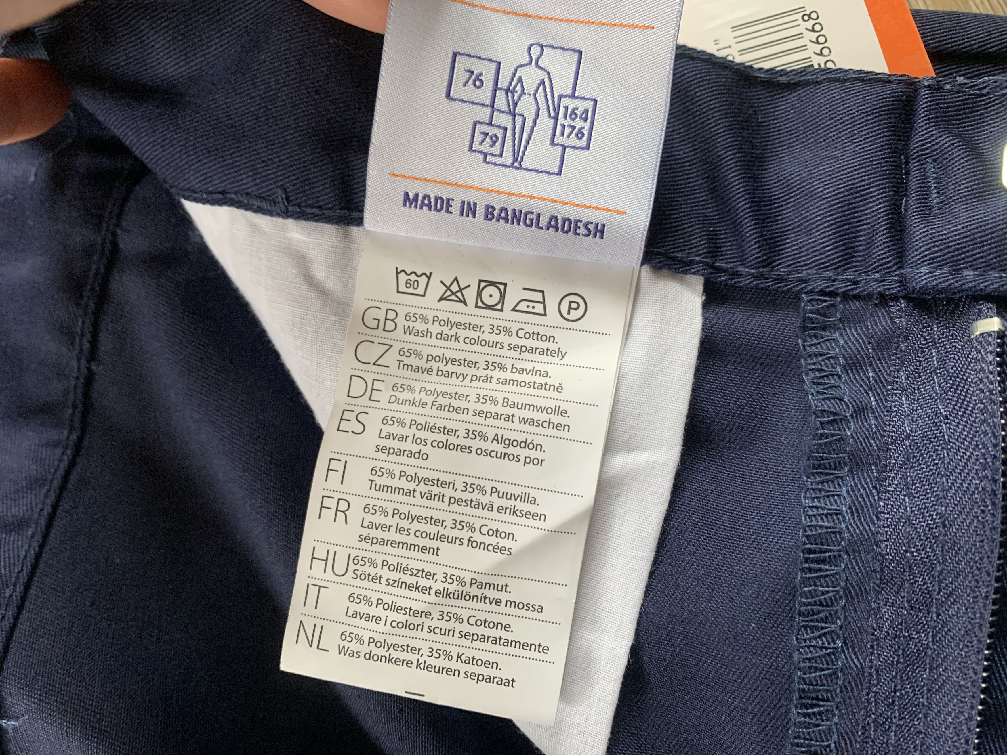 Other Portwest Fortis 245 Navy Work Trousers Size US 30 / EU 46 - 10 Thumbnail