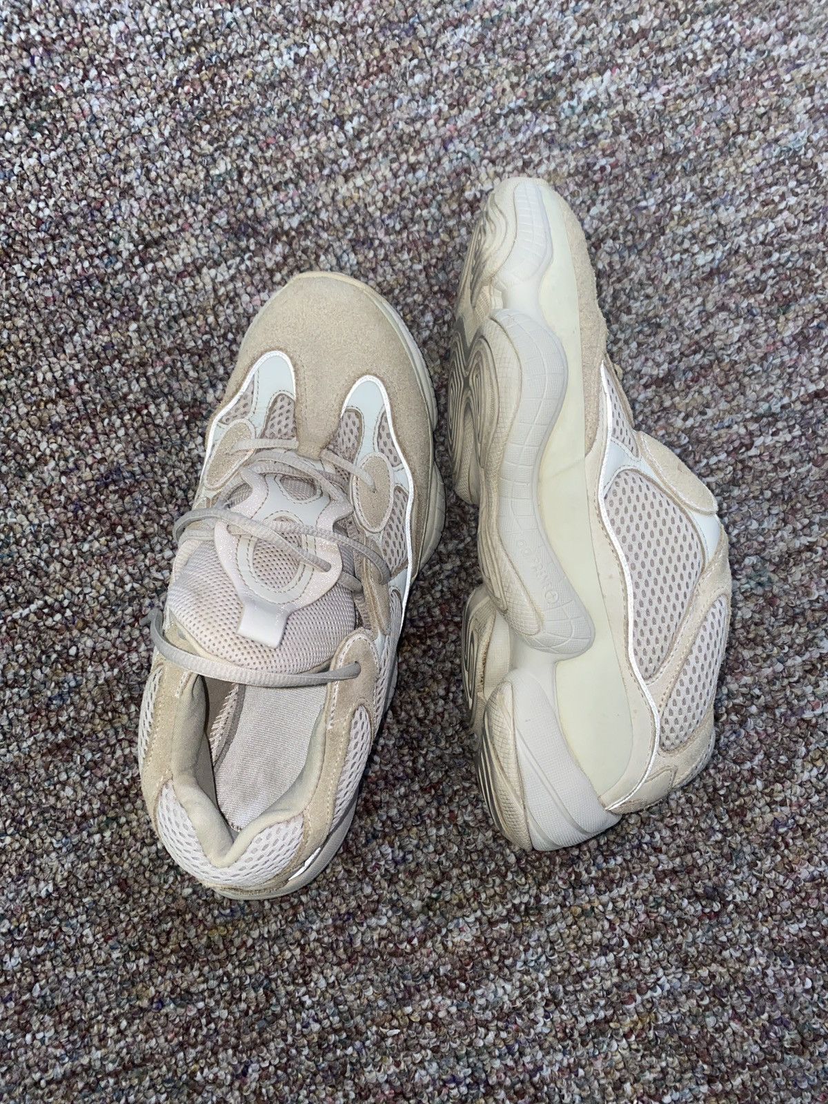 Adidas × Yeezy Yeezy 500 blush , coffee dyed , no box or laces Size US 10 / EU 43 - 4 Thumbnail