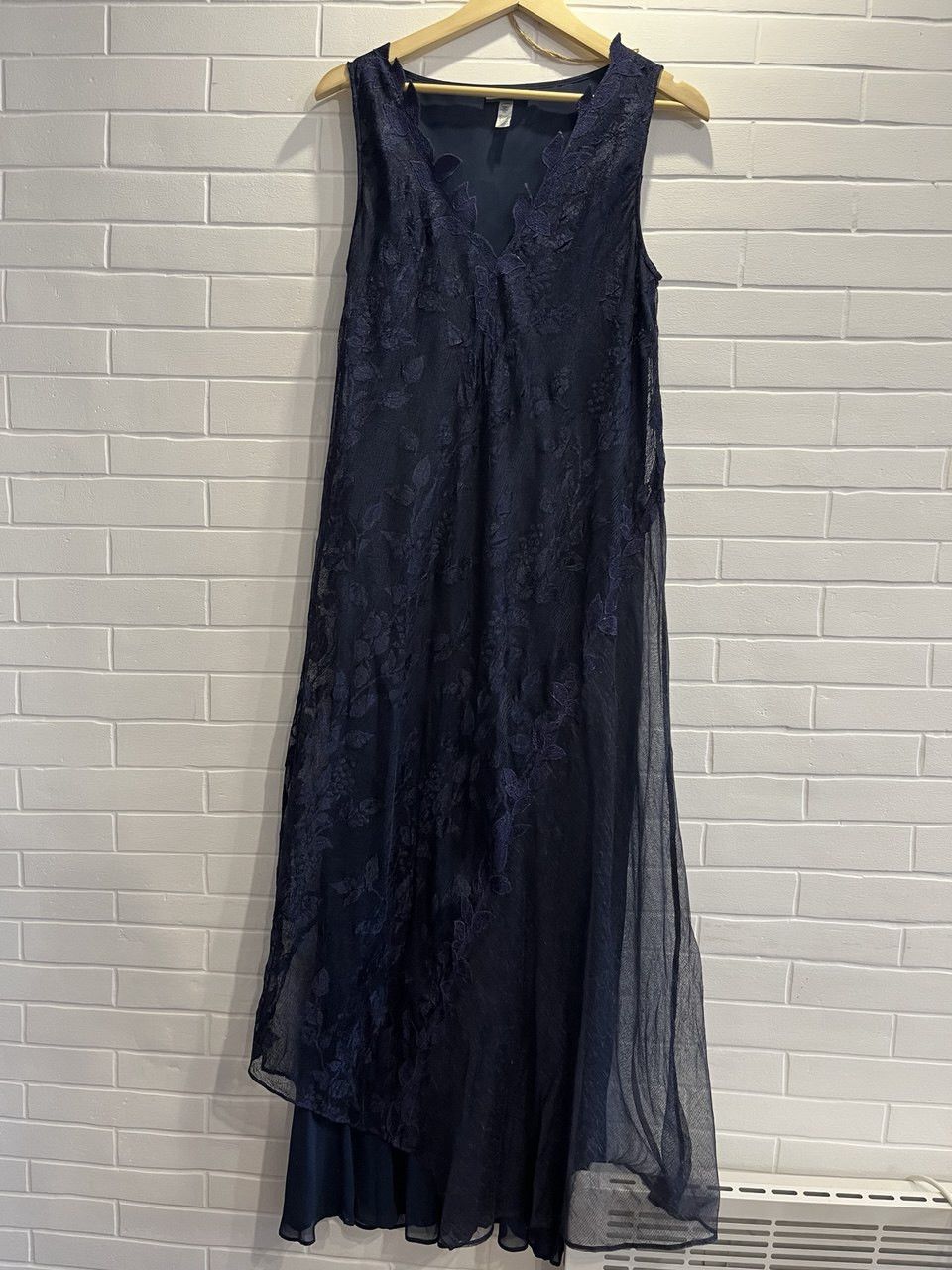 La Perla Elegant La Perla Navy Blue Dress Size L / US 10 / IT 46 - 1 Thumbnail