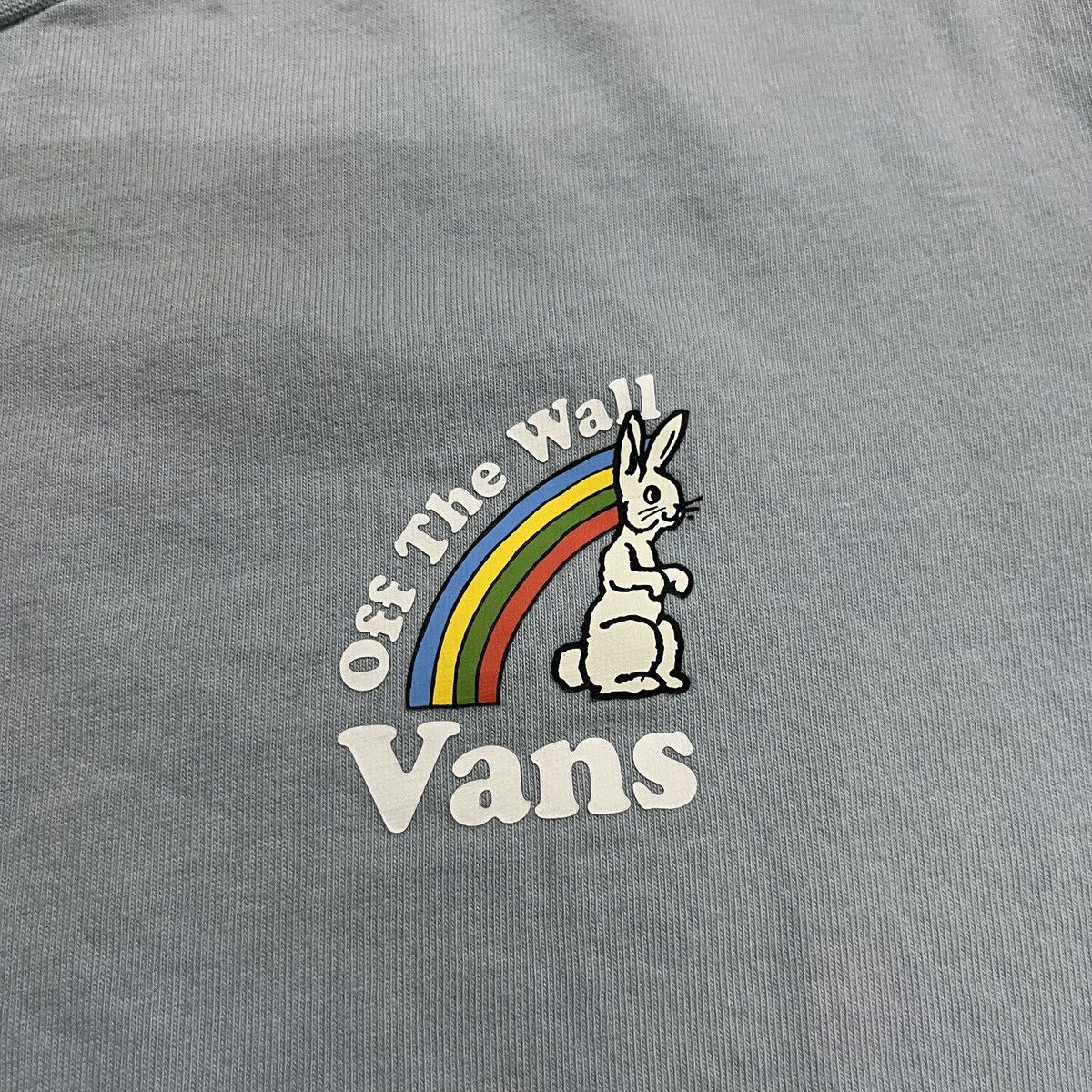 Vans Vans of The Wall Rabbit Rainbow T Shirt Size S / US 4 / IT 40 - 3 Thumbnail