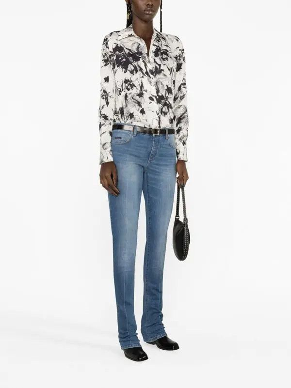 Dolce & Gabbana o1y0825 Denim Pant in Blue Size 26" / US 2 / IT 38 - 2 Thumbnail