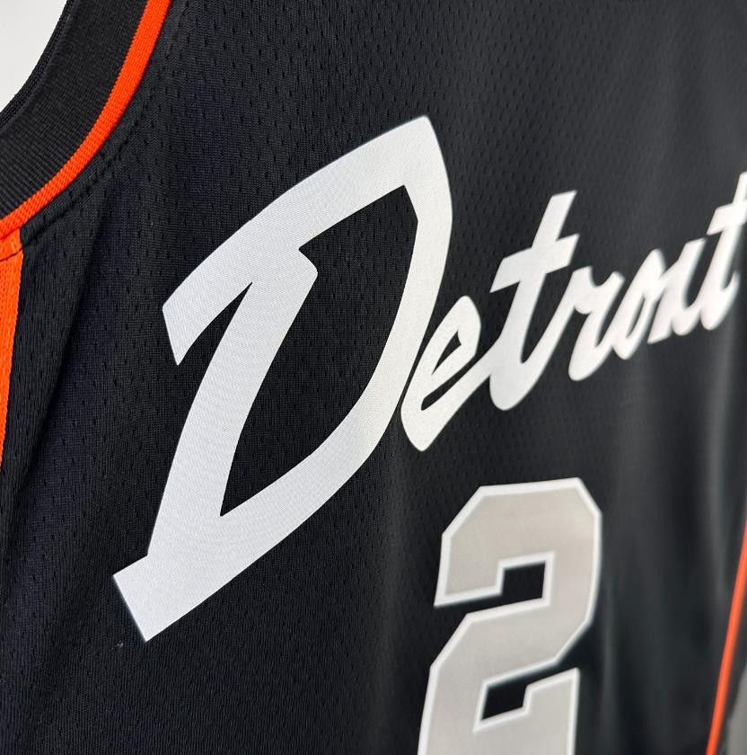NBA 2024 Season Detroit Pistons #2 Cade Cunningham Jersey Size US S / EU 44-46 / 1 - 3 Thumbnail