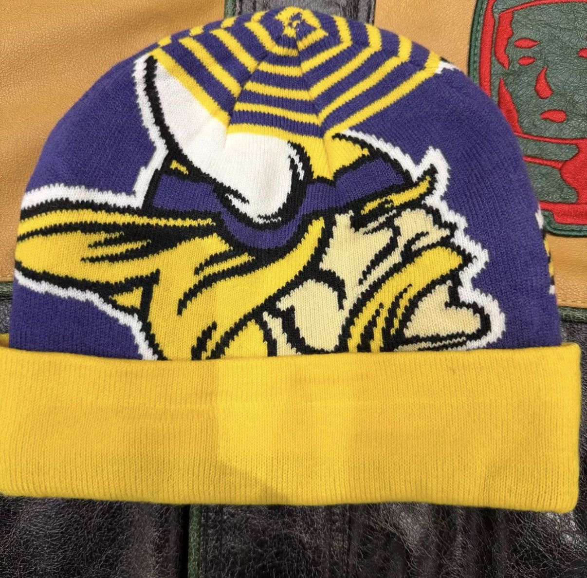 New Era New Era NFL Minnesota Vikings Knit Beanie J32 Size ONE SIZE - 2 Thumbnail