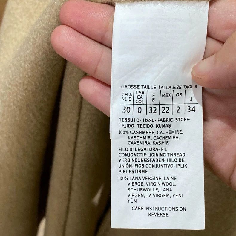 Max Mara Max Mara Cream-colored cashmere coat Size S / US 4 / IT 40 - 4 Thumbnail