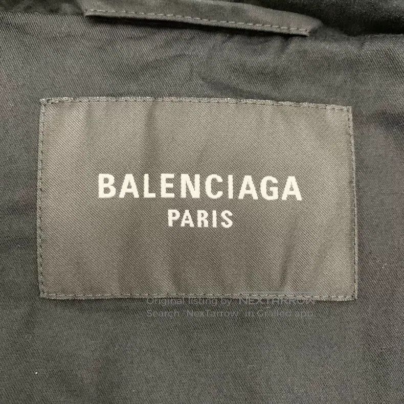 Balenciaga Balenciaga Black Back Logo Cotton Jacket Size US L / EU 52-54 / 3 - 6 Thumbnail