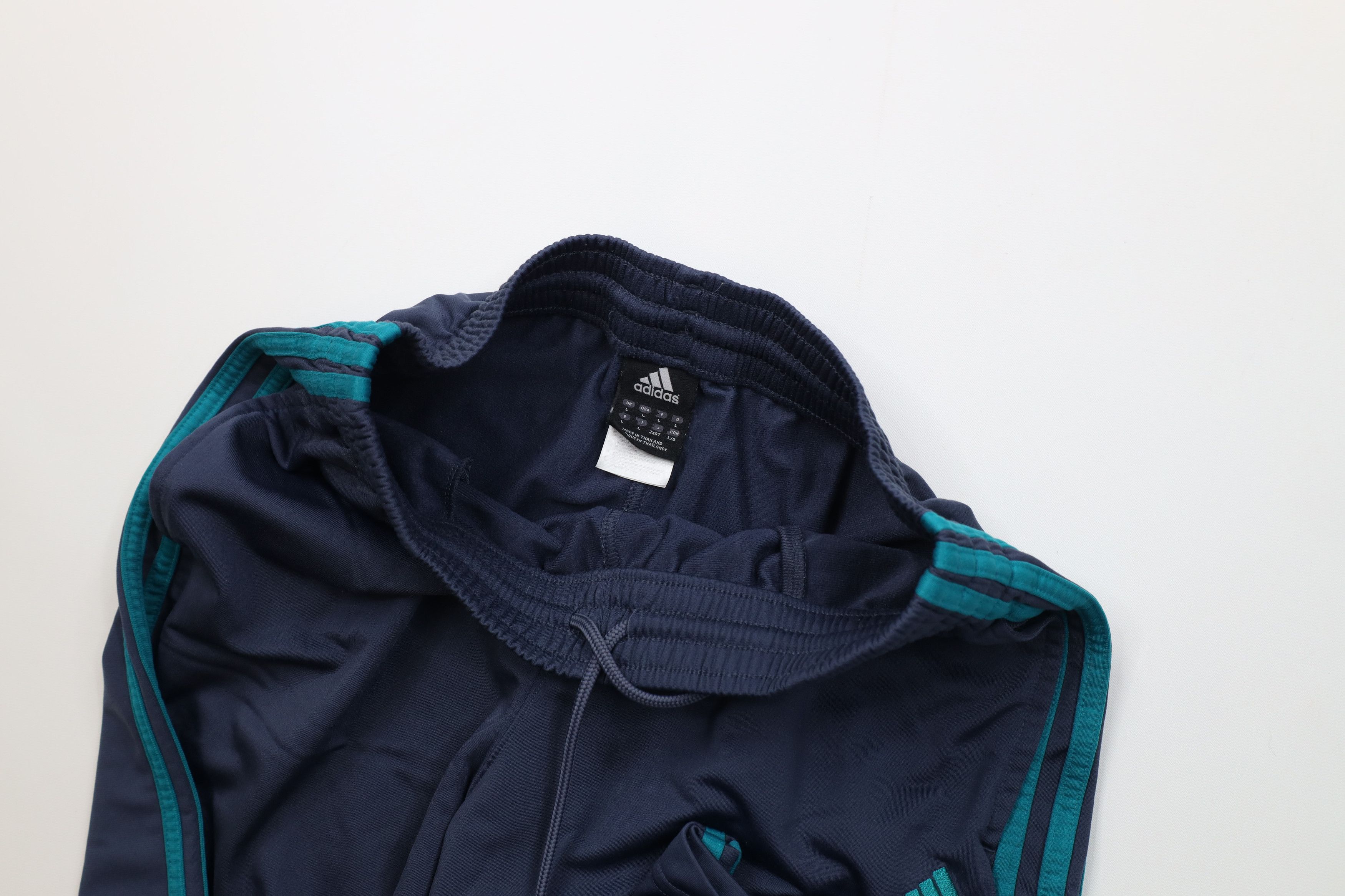 Adidas Vintage Y2K Adidas Wide Leg Sweatpants Pants Steel Blue Size US 36 / EU 52 - 7 Thumbnail