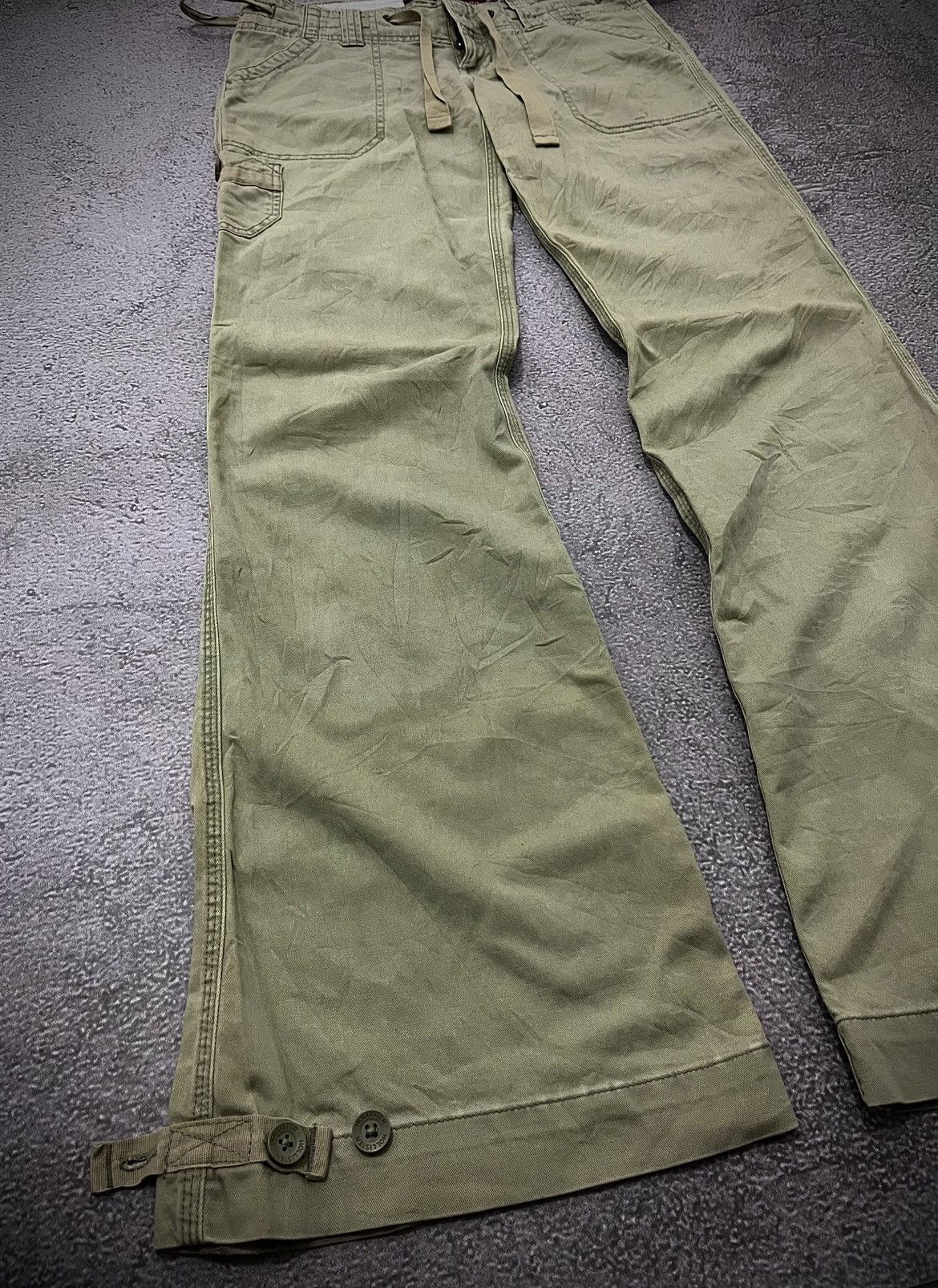 Hollister 2000s Hollister Flare Cargo Pants Goa LGB Ifsixwasnine Style Size US 30 / EU 46 - 4 Thumbnail