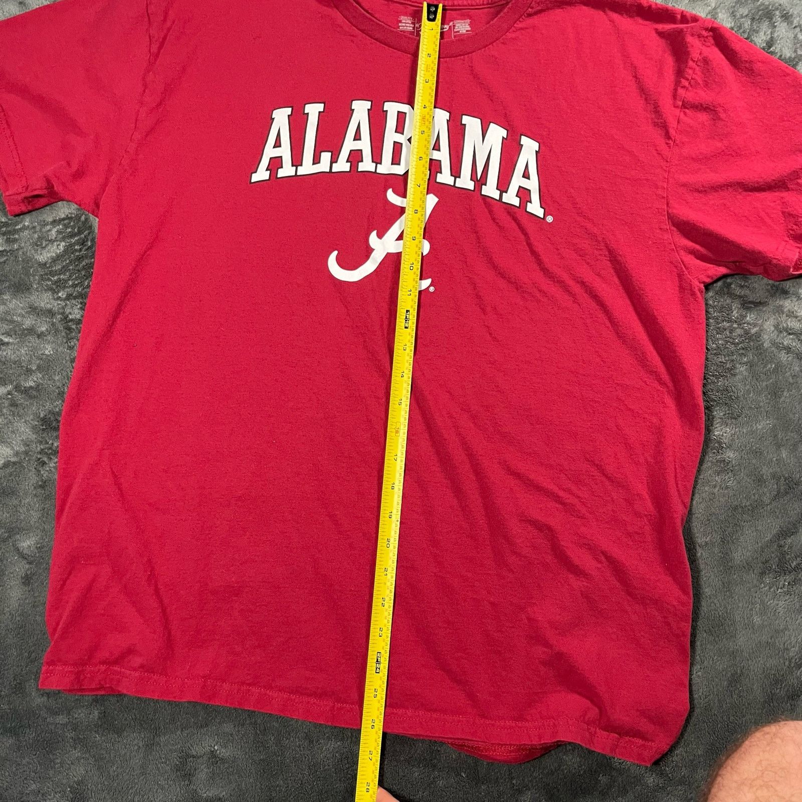 NCAA Y2K Vintage Alabama Sportswear 100% Cotton Red T Shirt Size US L / EU 52-54 / 3 - 5 Thumbnail