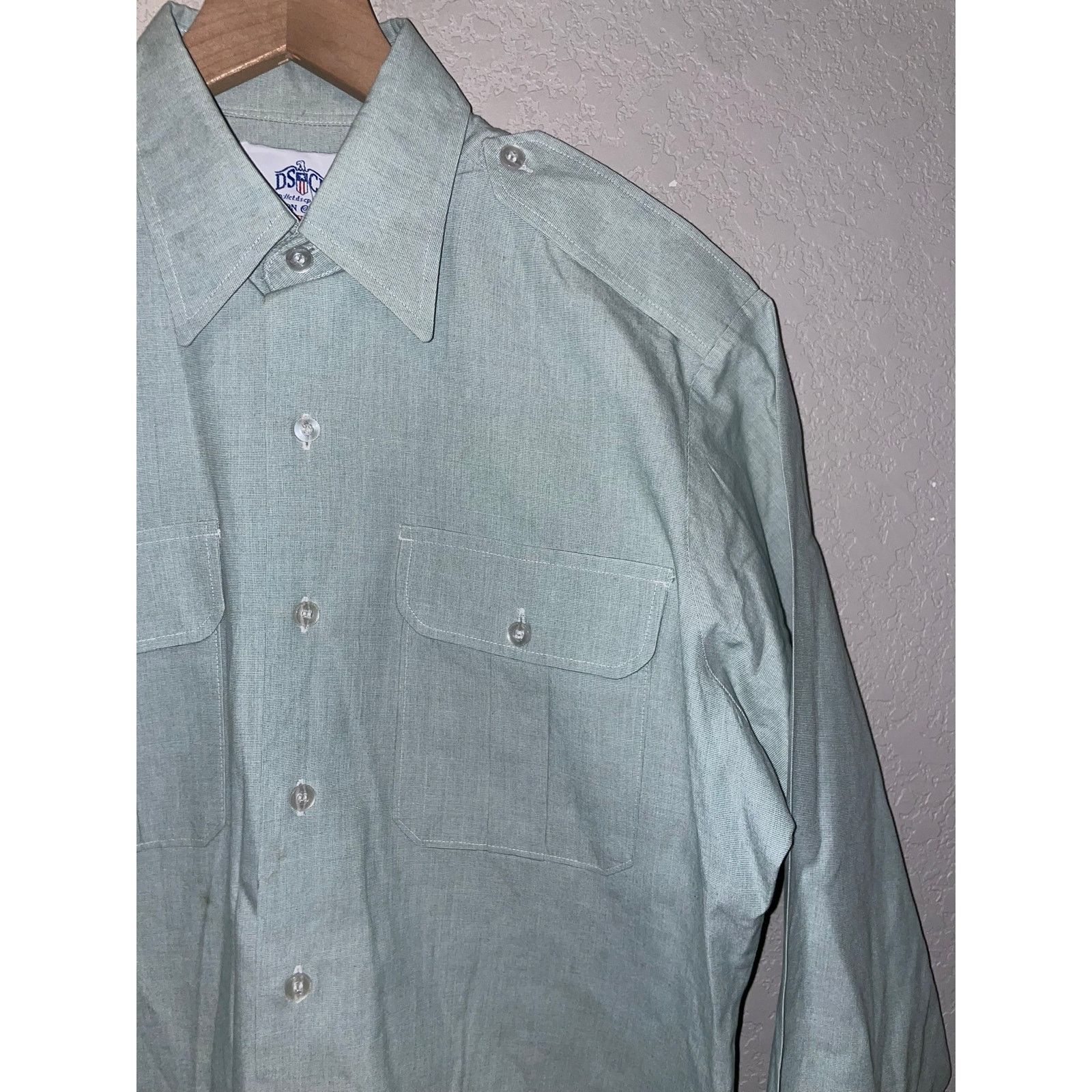 Vintage Vintage DSCP Garrison Collection Army Wear Green Shirt VTG L Size US L / EU 52-54 / 3 - 2 Thumbnail