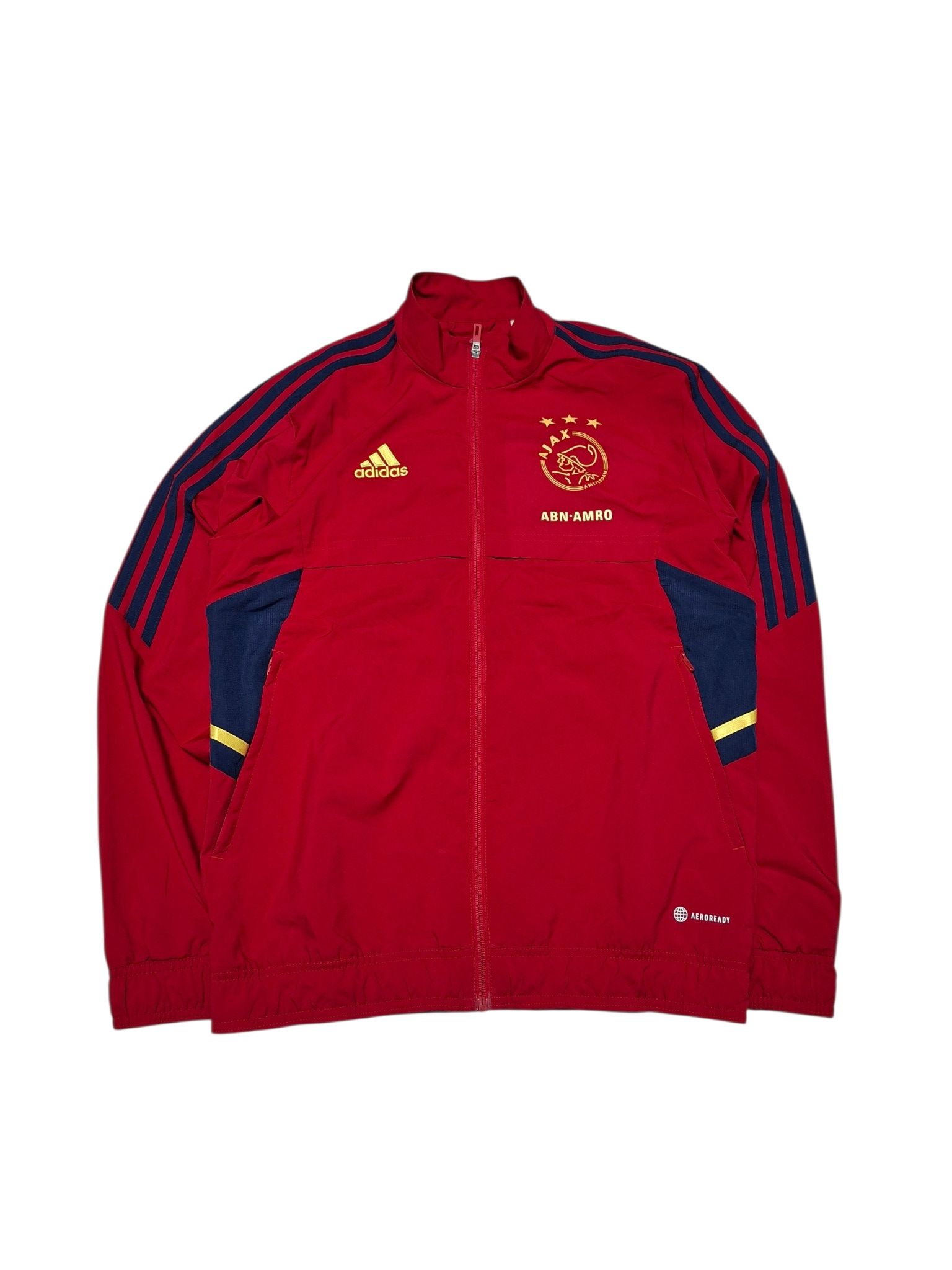 Adidas AJAX AMSTERDAM ADIDAS 2022 SOCCER NYLON TRACK JACKET Size US S / EU 44-46 / 1 - 1 Thumbnail