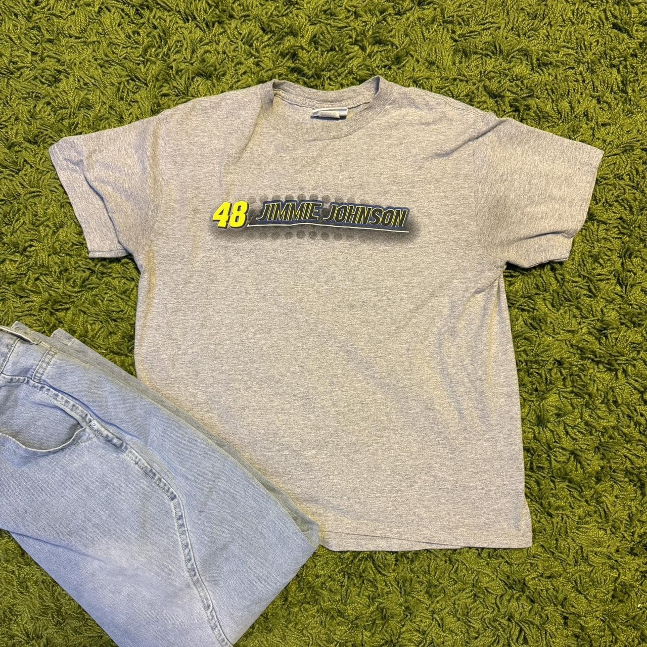 Winners Circle Vintage 90s Boxy Fit Jimmie Johnson Shirt Size US L / EU 52-54 / 3 - 1 Thumbnail