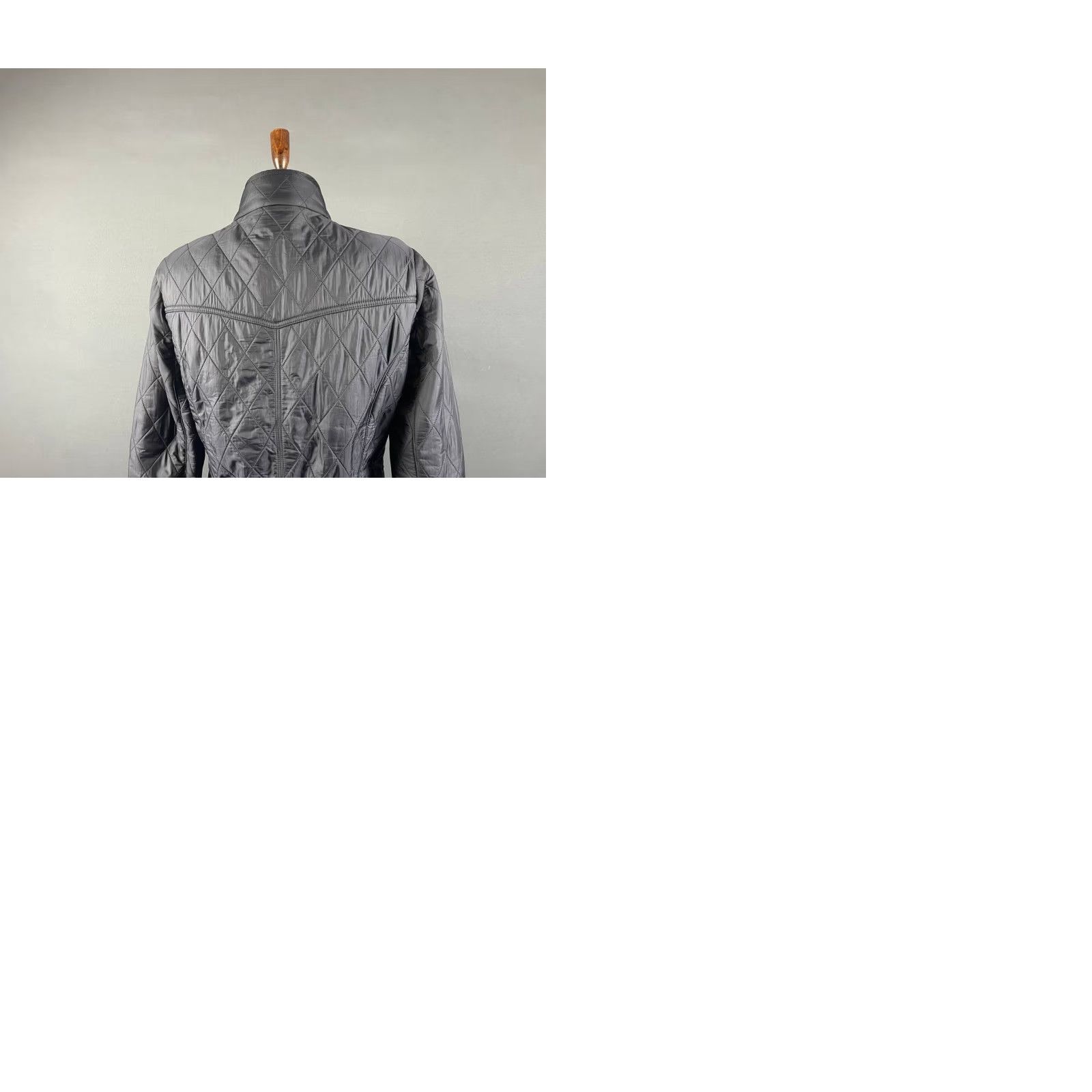 Barbour Barbour Jacket Women 36 Polarquilt Navy Long Sleeve Button Windbreaker Shirt? Size XS / US 0-2 / IT 36-38 - 9 Thumbnail