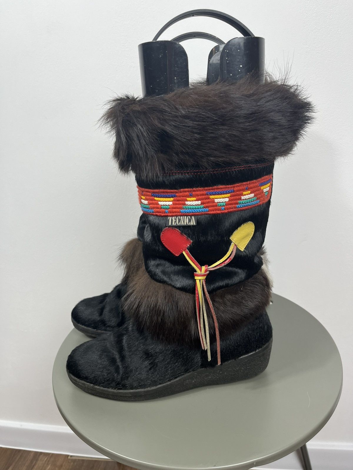 Other Tecnica Faux Fur Snow Boots Women’s 39 Italy Ethnic Trim Size US 8.5 / IT 38.5 - 7 Thumbnail