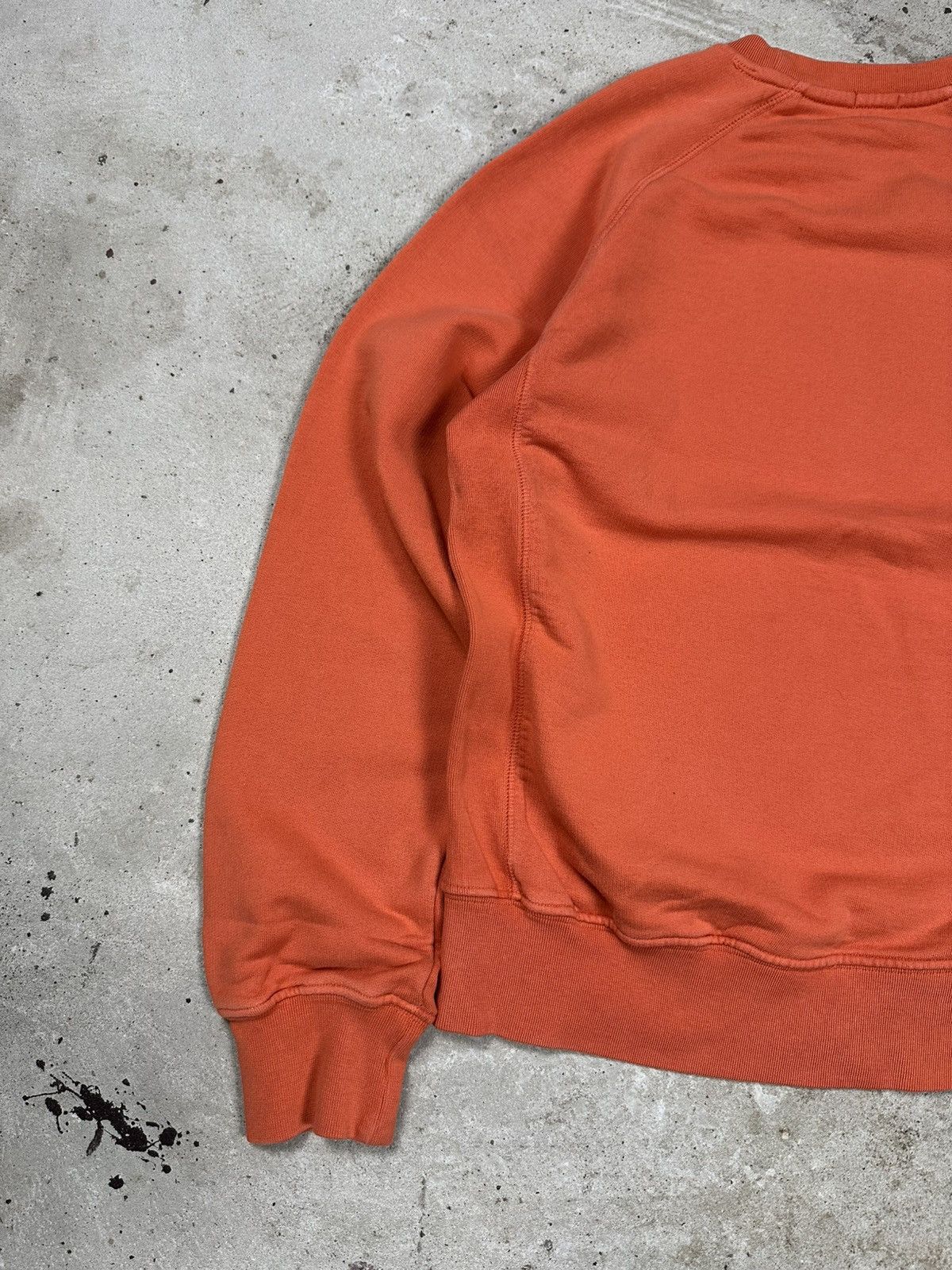 Japanese Brand × Vintage Vintage 90s PlayLife Orange Blank Crewneck Sweatshirt Size US S / EU 44-46 / 1 - 9 Thumbnail