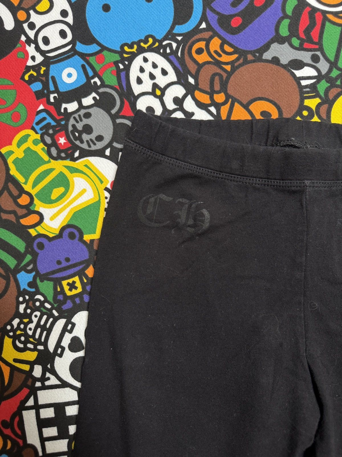 Chrome Hearts Chrome Hearts Black Horseshoe Logo Leggings Size 26" / US 2 / IT 38 - 4 Thumbnail
