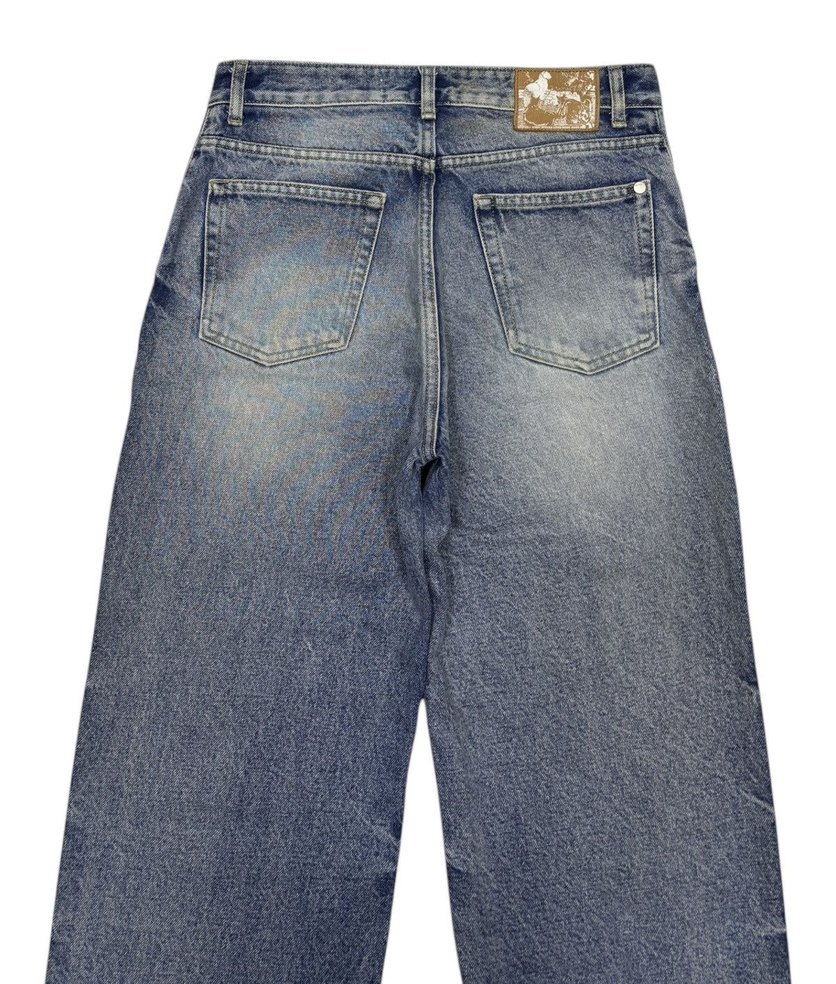 Beauty Beast 🔥BAGGY JEANS MOD9 JNCO BALENCIAGA STYLE JEANS Size US 29 - 5 Thumbnail