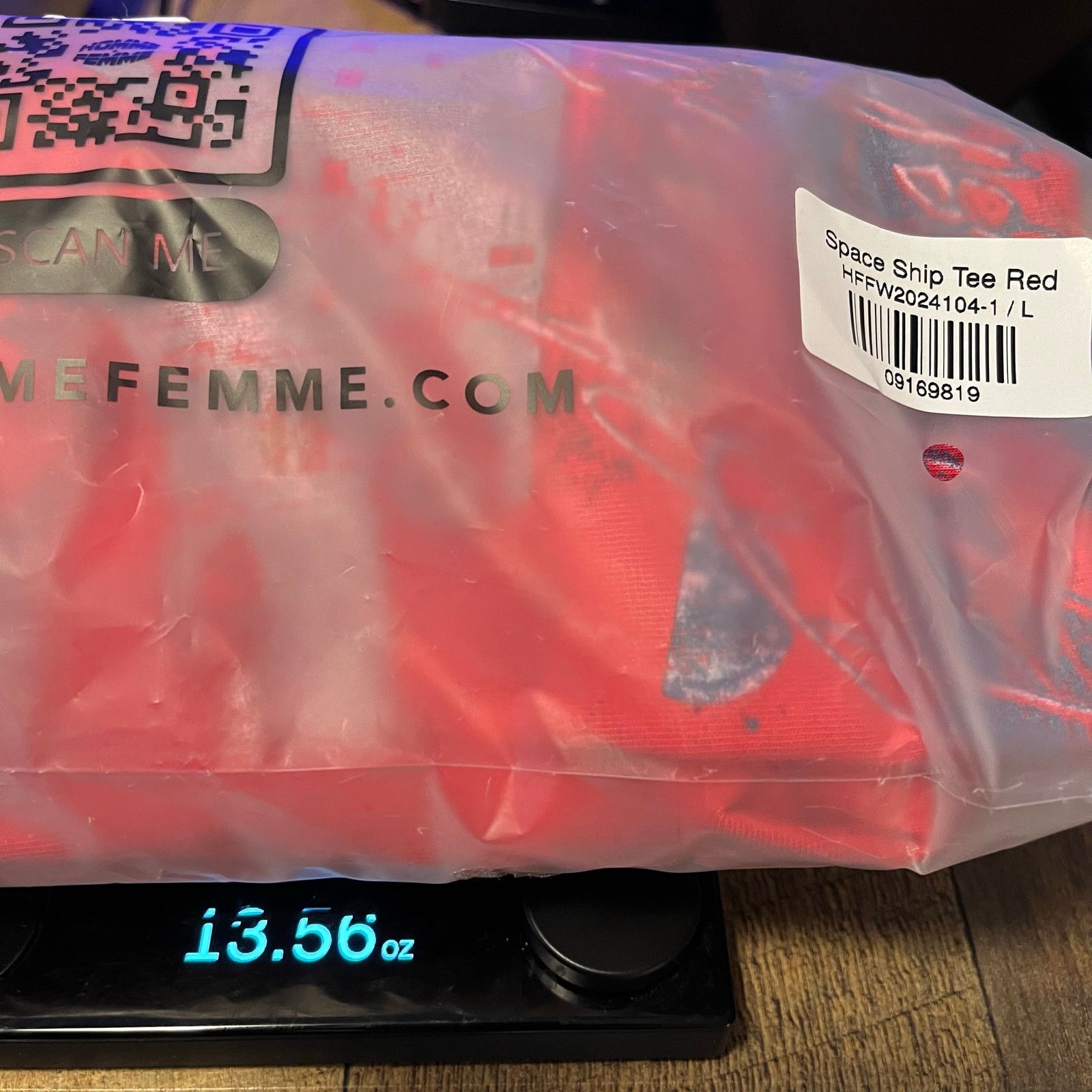 Homme + Femme La •NWT• Homme + Femme LA • Space Ship Tee in Red • Men’s L Size US L / EU 52-54 / 3 - 10 Thumbnail