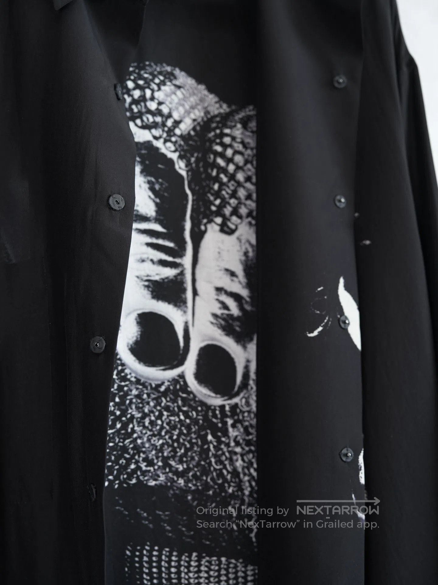 Yohji Yamamoto Yohji Yamamoto 21AW Chainmail Glove Silk Shirt. Size US M / EU 48-50 / 2 - 4 Thumbnail