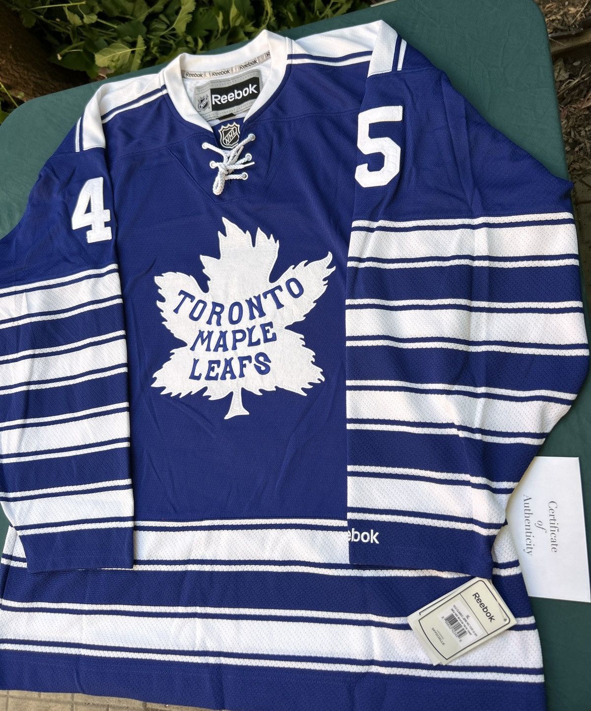 NHL Jonathan Bernier Signed NHL Maple Leafs Hockey Jersey Size US XL / EU 56 / 4 - 3 Thumbnail
