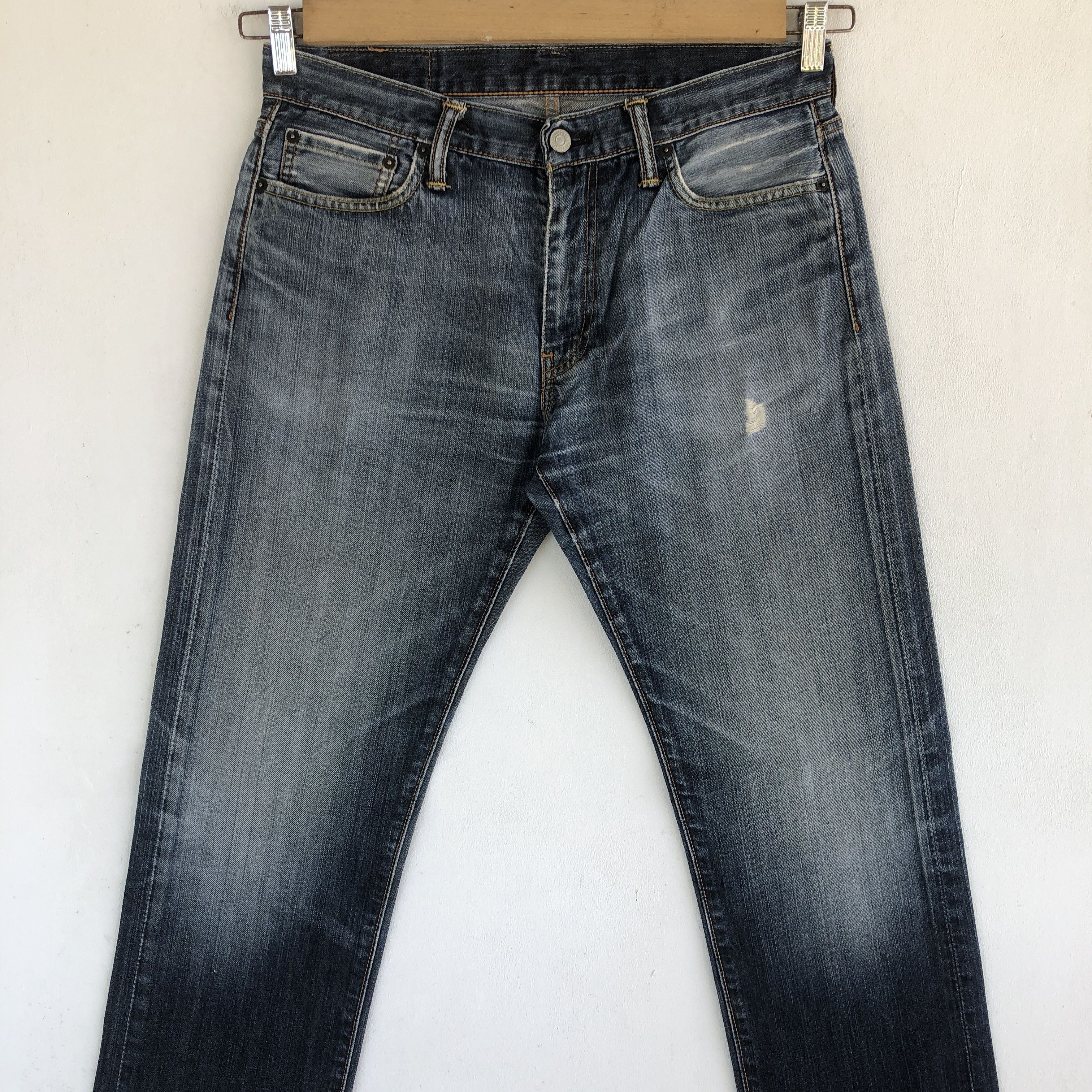 Levi's Vintage Levis Faded Jeans Distressed Levis 504 Denim Size US 32 / EU 48 - 3 Thumbnail