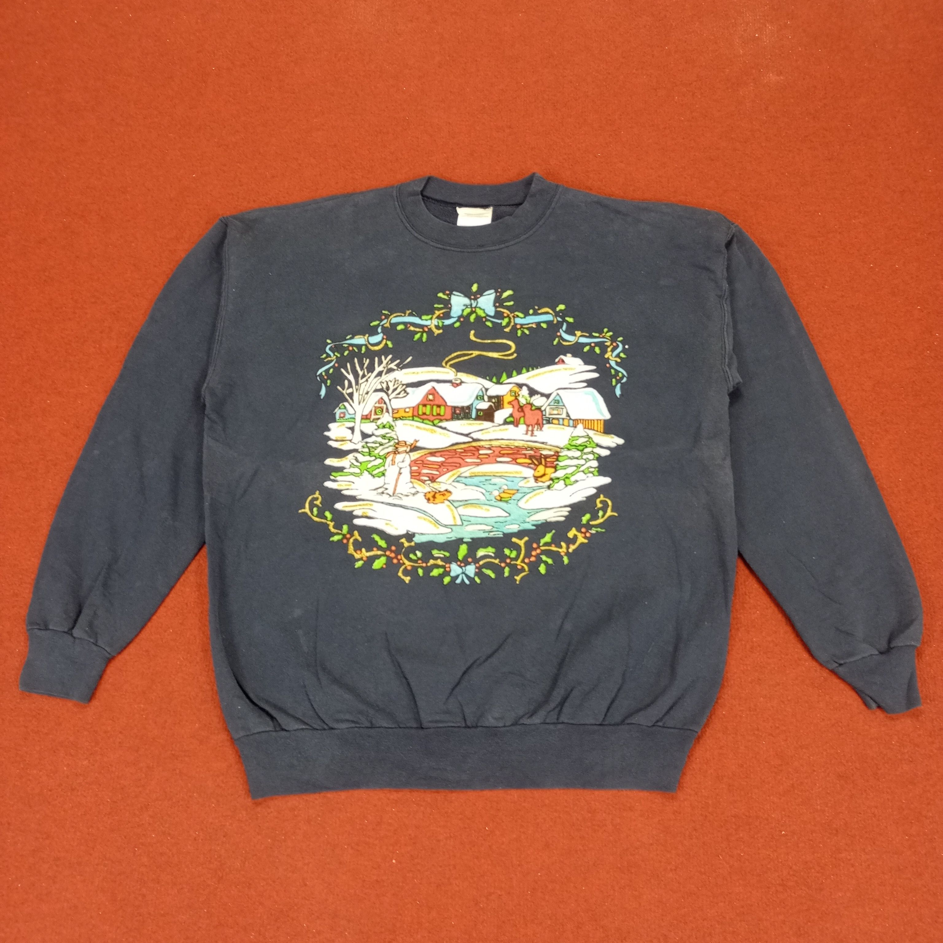 Winter Snow Style Design Vintage Sweatshirt Streetwear