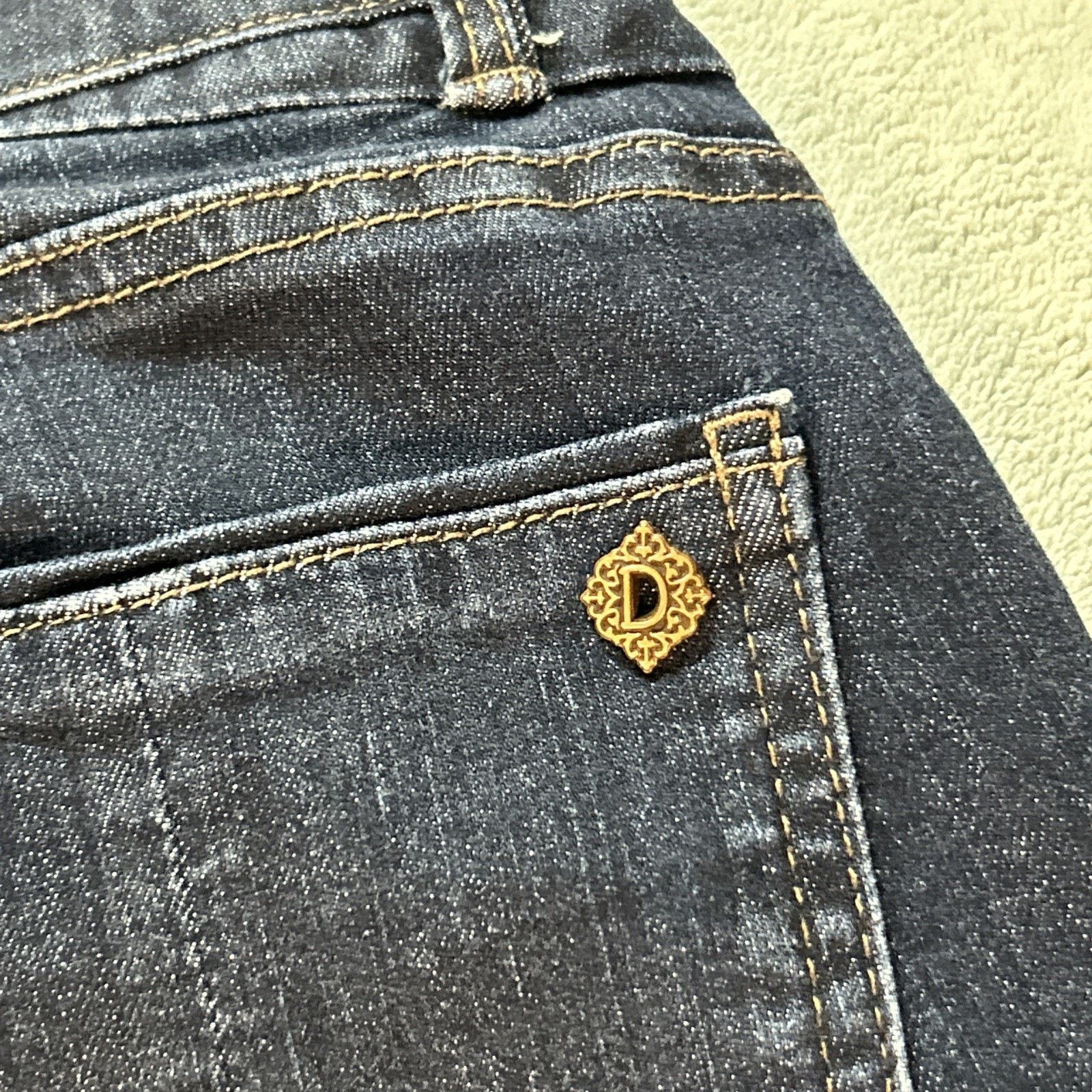 Levi's Democracy Technology Dojo Jeans Flare Sz 4p 28x26 Raw Hems Size 27" / US 4 / IT 40 - 13 Thumbnail