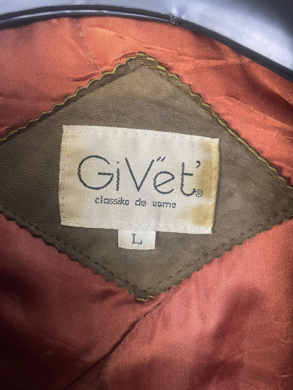 Designer × Vintage Givet Vintage Leather Jacket Size US L / EU 52-54 / 3 - 12 Thumbnail