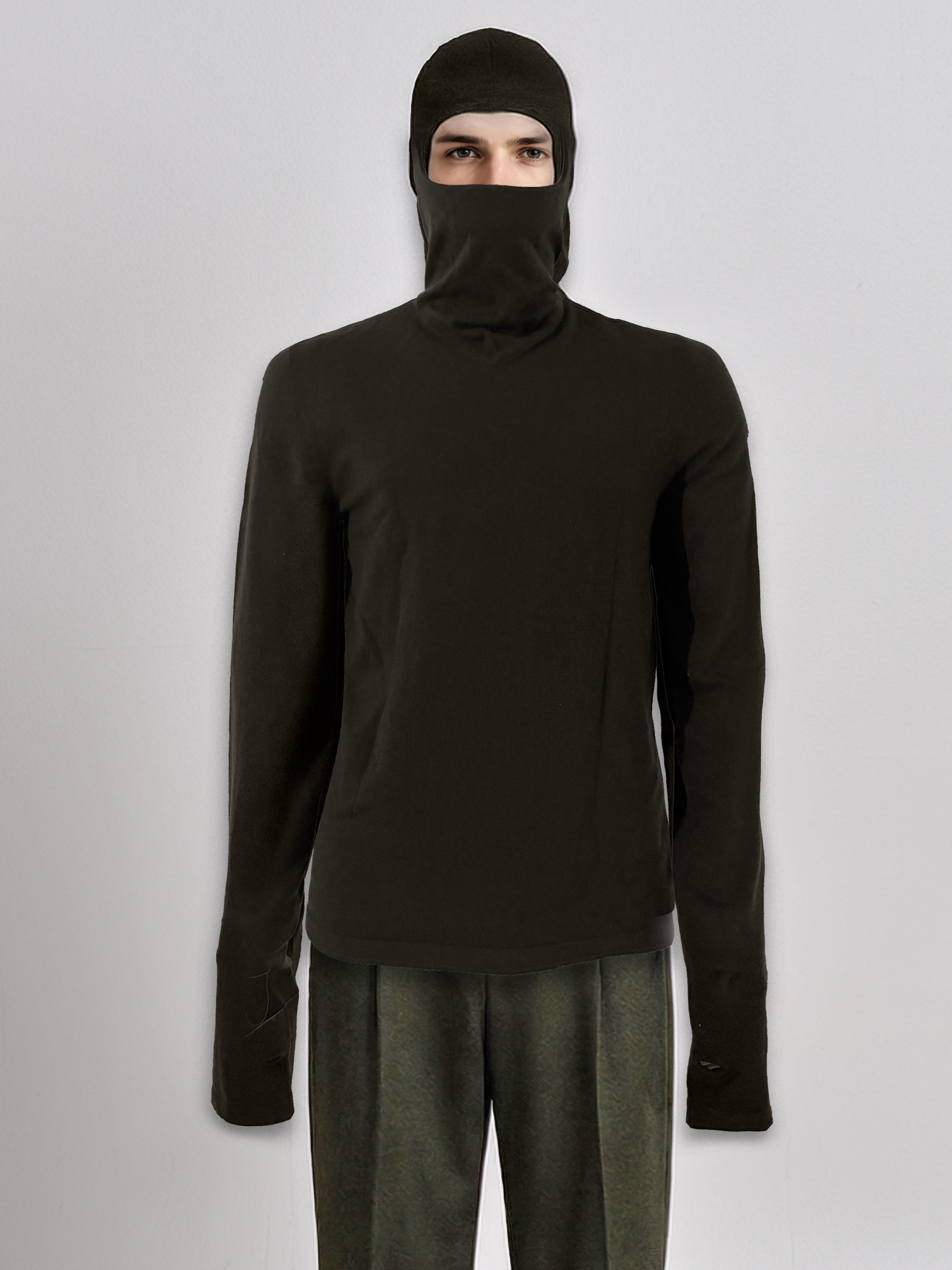 Bottega Veneta Fine-Gauge Cashmere Balaclava Hoodie Size US M / EU 48-50 / 2 - 2 Thumbnail