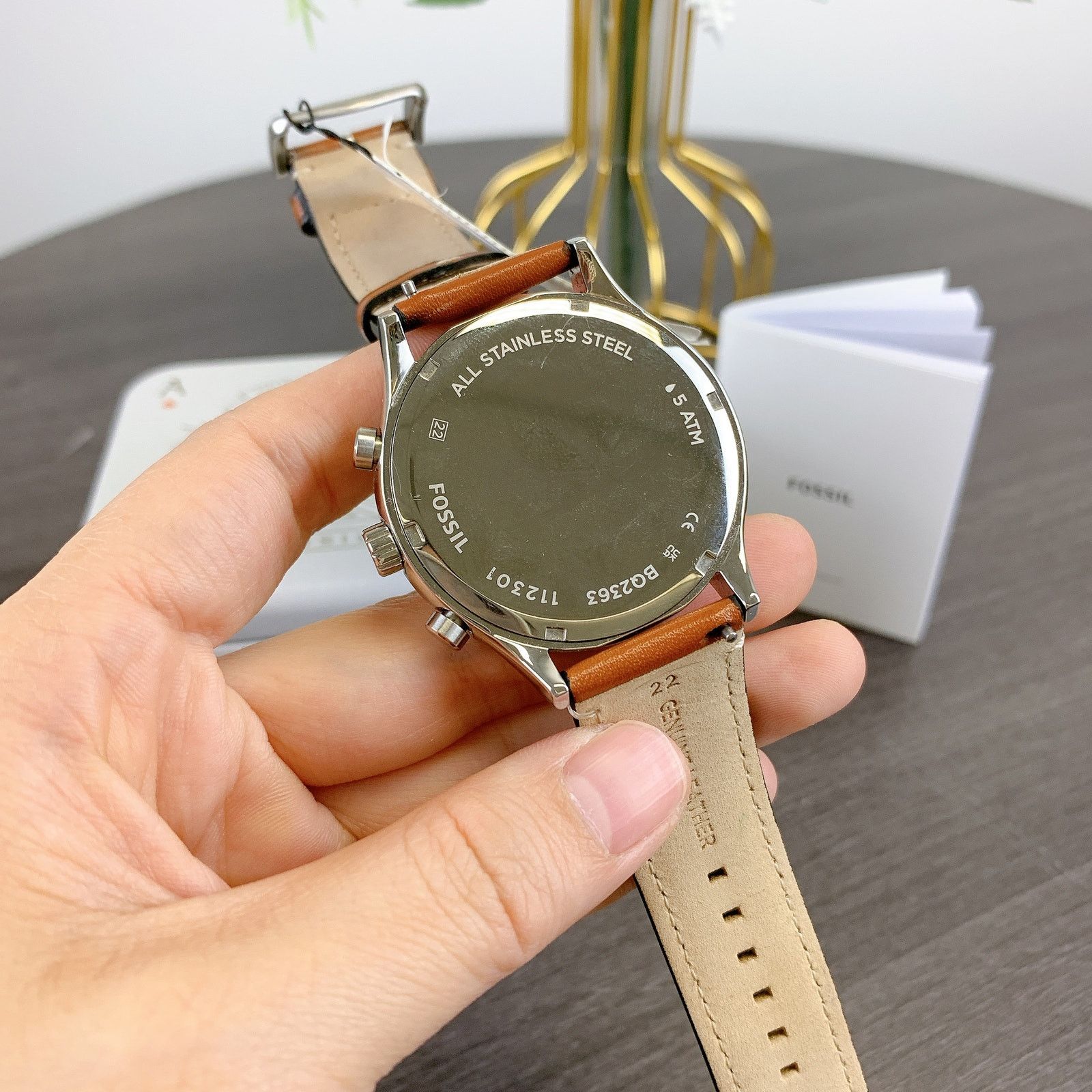 Fossil Fossil BQ2363 Fenmore Multifunction Brown Leather Watch Size ONE SIZE - 3 Thumbnail