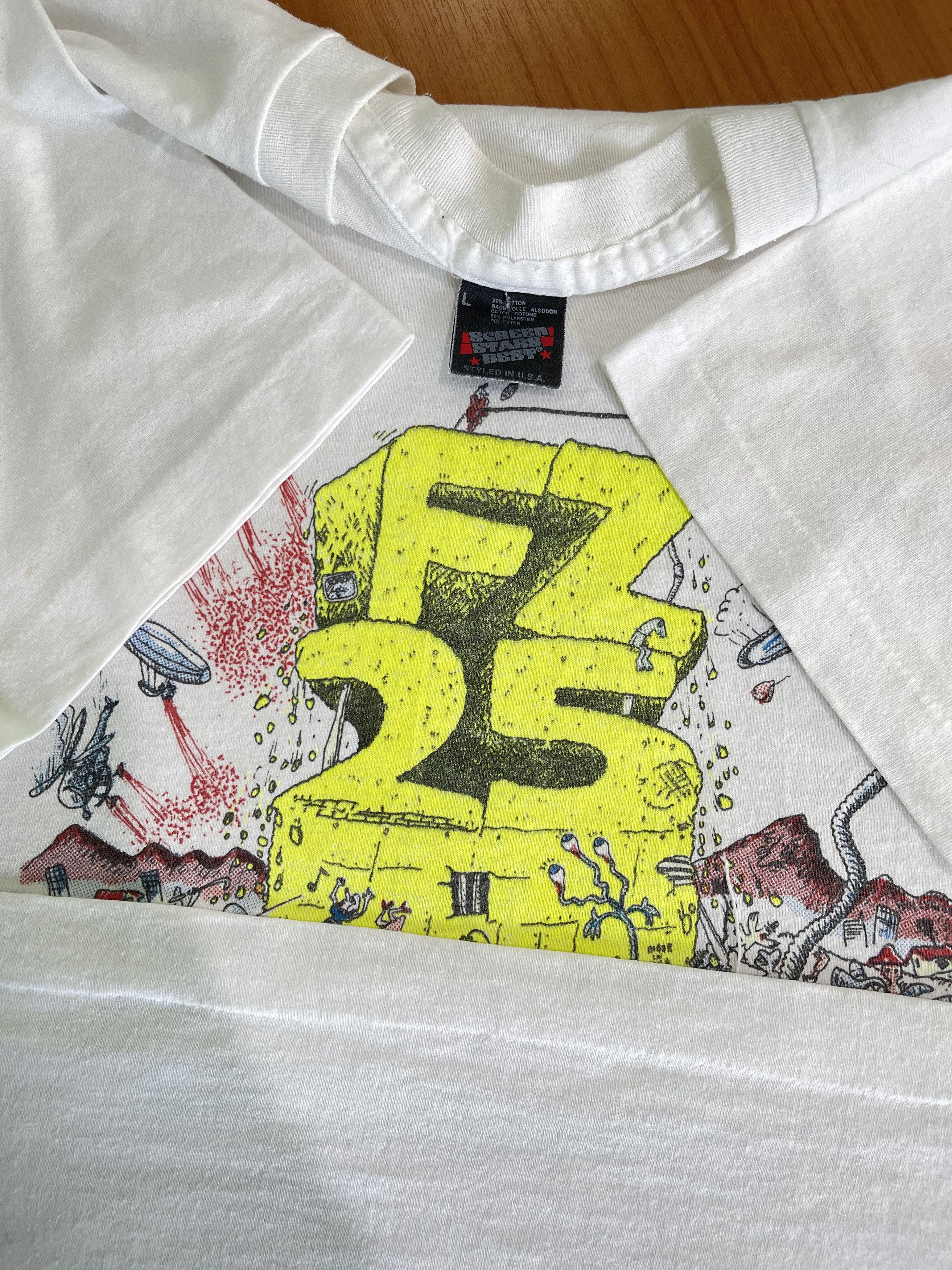 Band Tees × Vintage frank zappa 90s vintage t shirt Twenty-five years later Size US M / EU 48-50 / 2 - 8 Thumbnail