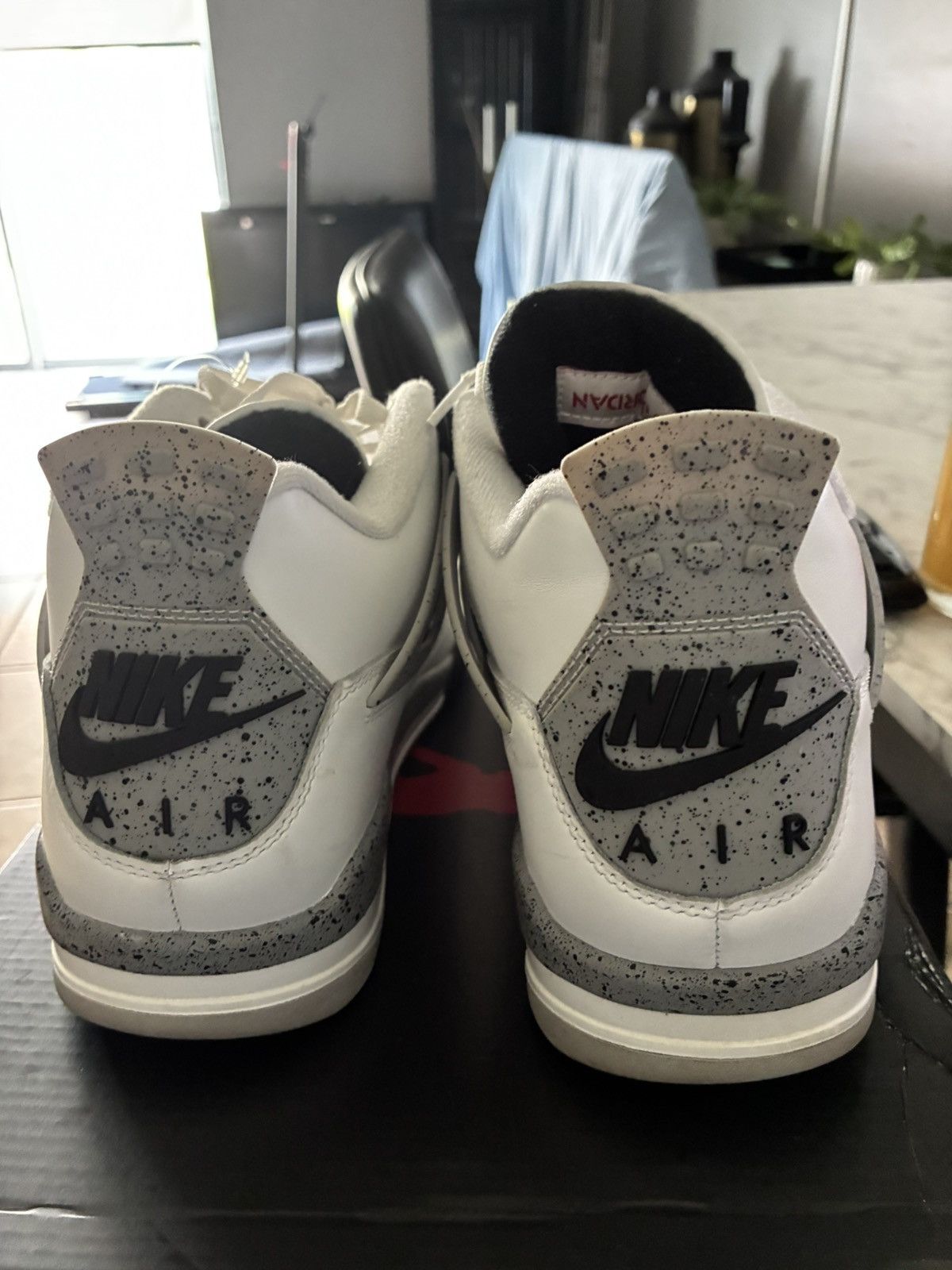 Jordan Brand Air Jordan 4 Retro OG 'White Cement' 2025 Size US 10.5 / EU 43-44 - 5 Thumbnail