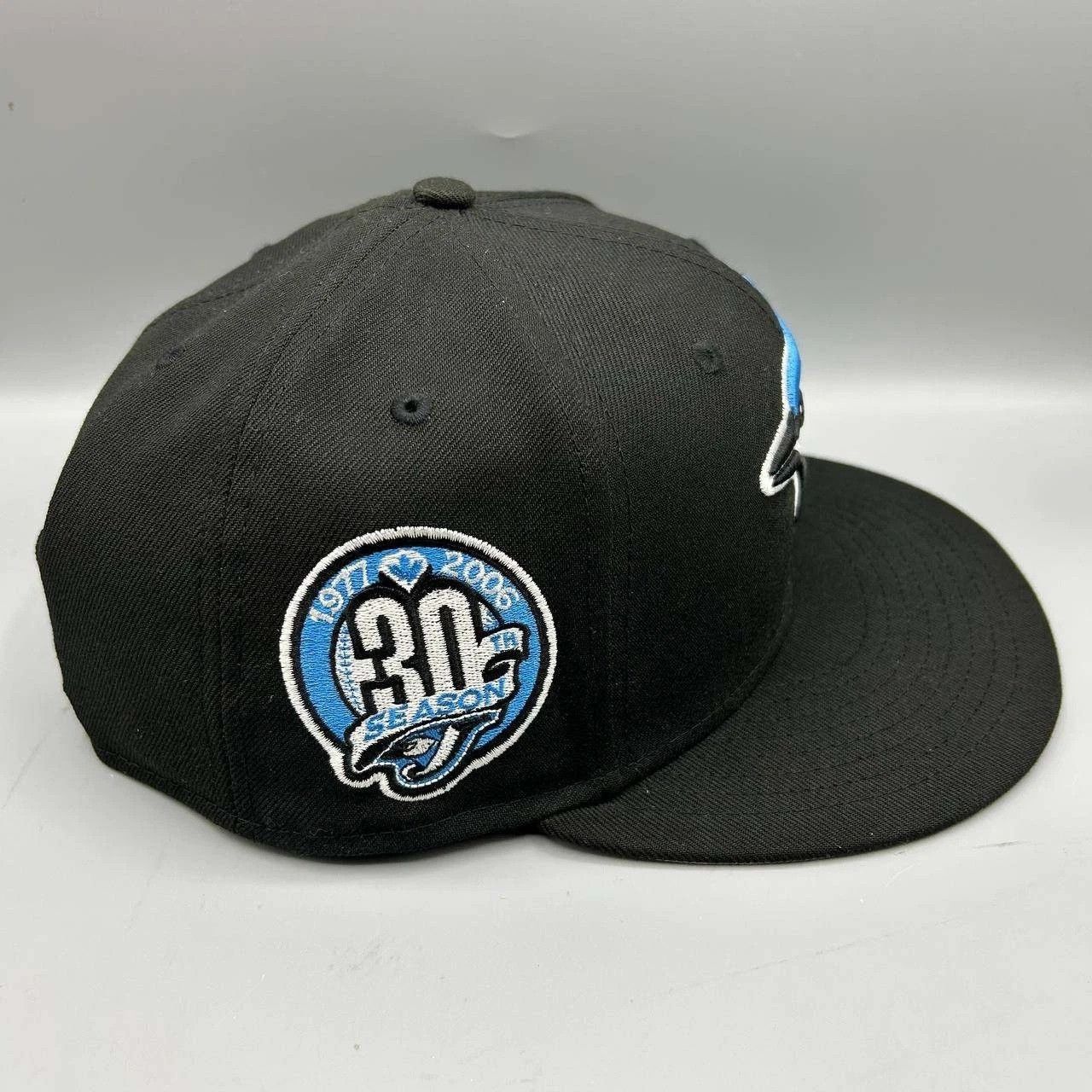 New Era Toronto Blue Jays Hat Men Black Gray Snap Back Cap Size ONE SIZE - 6 Thumbnail