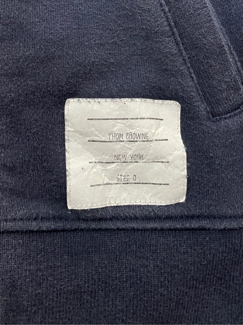 Thom Browne Thom browne Dark blue four-striped zipper jacket 2504-Nexta Size US XS / EU 42 / 0 - 6 Thumbnail