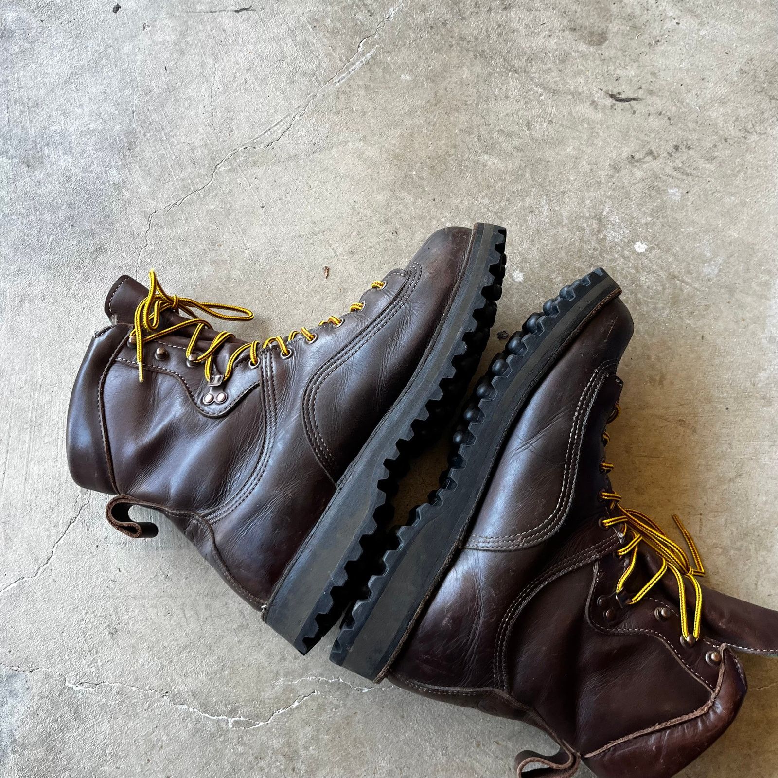 Vintage DANNER Santiam 400G Insulated Men 8" Brown Work Boots 10.5 Size US 10.5 / EU 43-44 - 3 Thumbnail