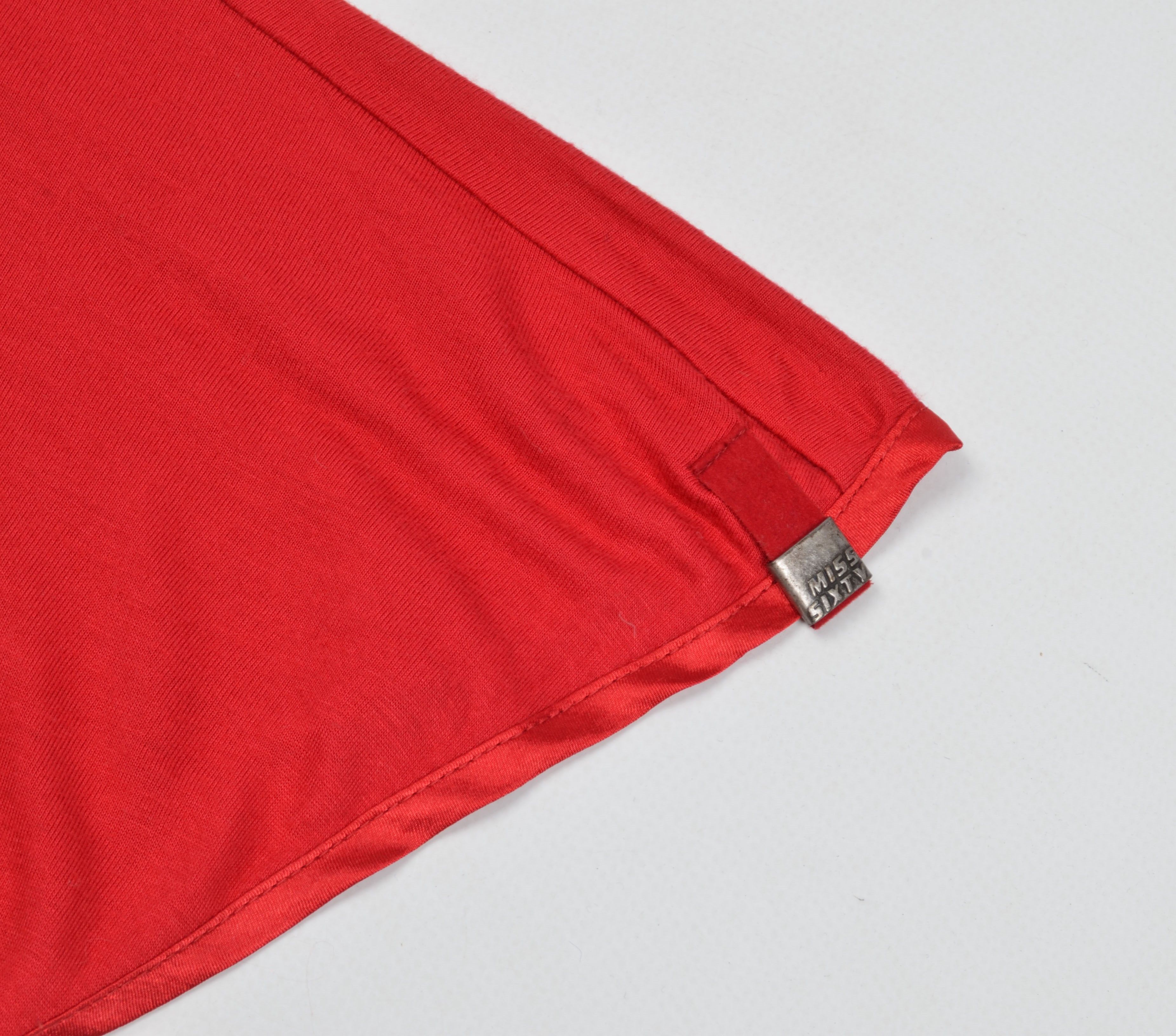 Miss Sixty × Vintage Miss Sixty Y2K Deep V-Neck Batwing Sleeves Mini Dress Size XS / US 0-2 / IT 36-38 - 7 Thumbnail