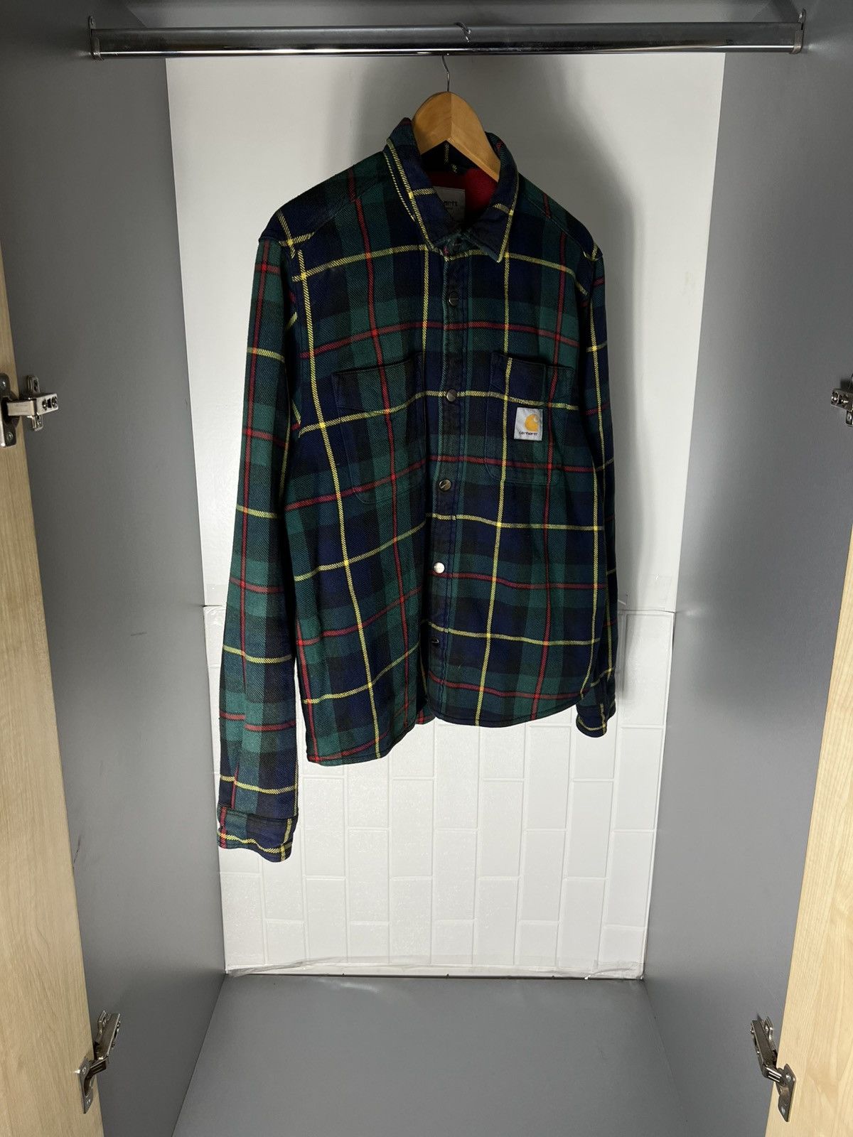 Carhartt Wip VINTAGE CARHARTT WIP FLANNEL DESIGNER JACKET RETRO Y2K 90s Size US M / EU 48-50 / 2 - 3 Thumbnail